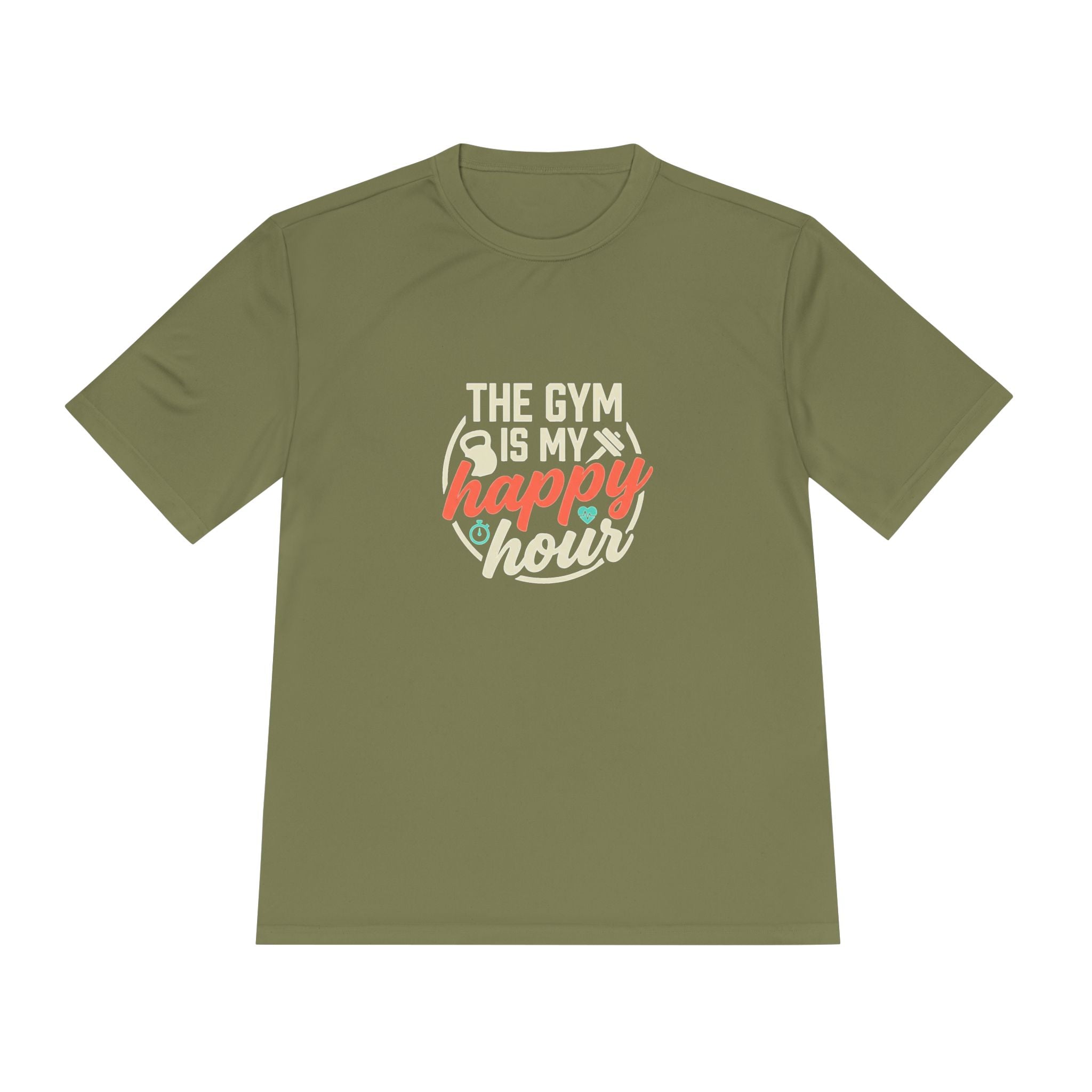 The Gym is My Happy Hour Unisex Moisture Wicking Tee