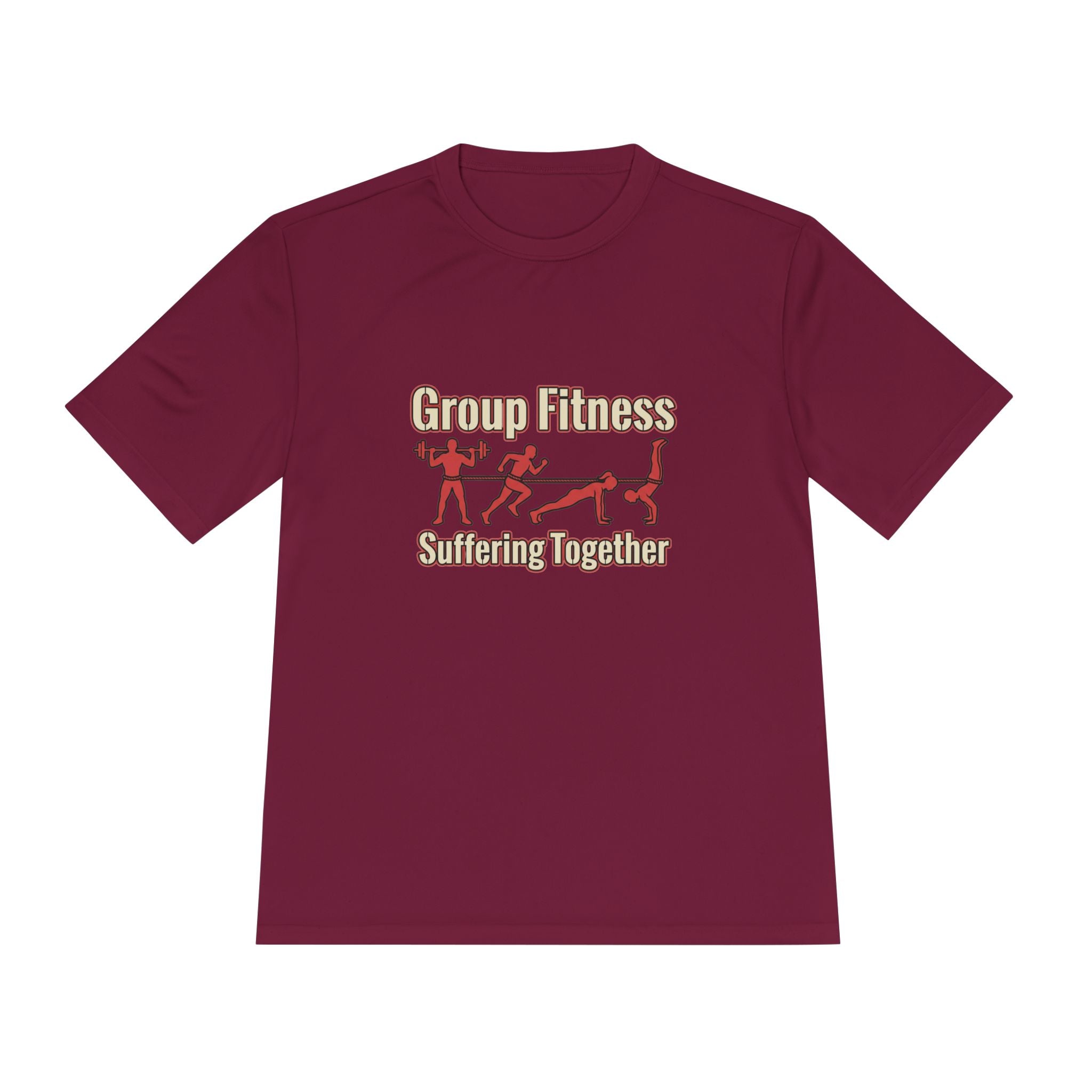 Group Fitness Suffering Together Unisex Moisture Wicking Tee