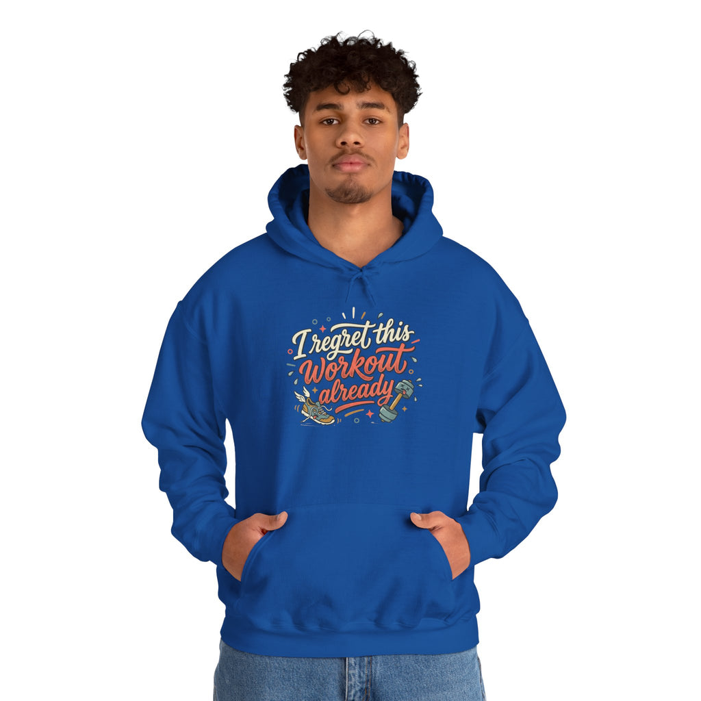 I Regret This Workout Unisex Heavy Blend™ Hooded Sweatshirt
