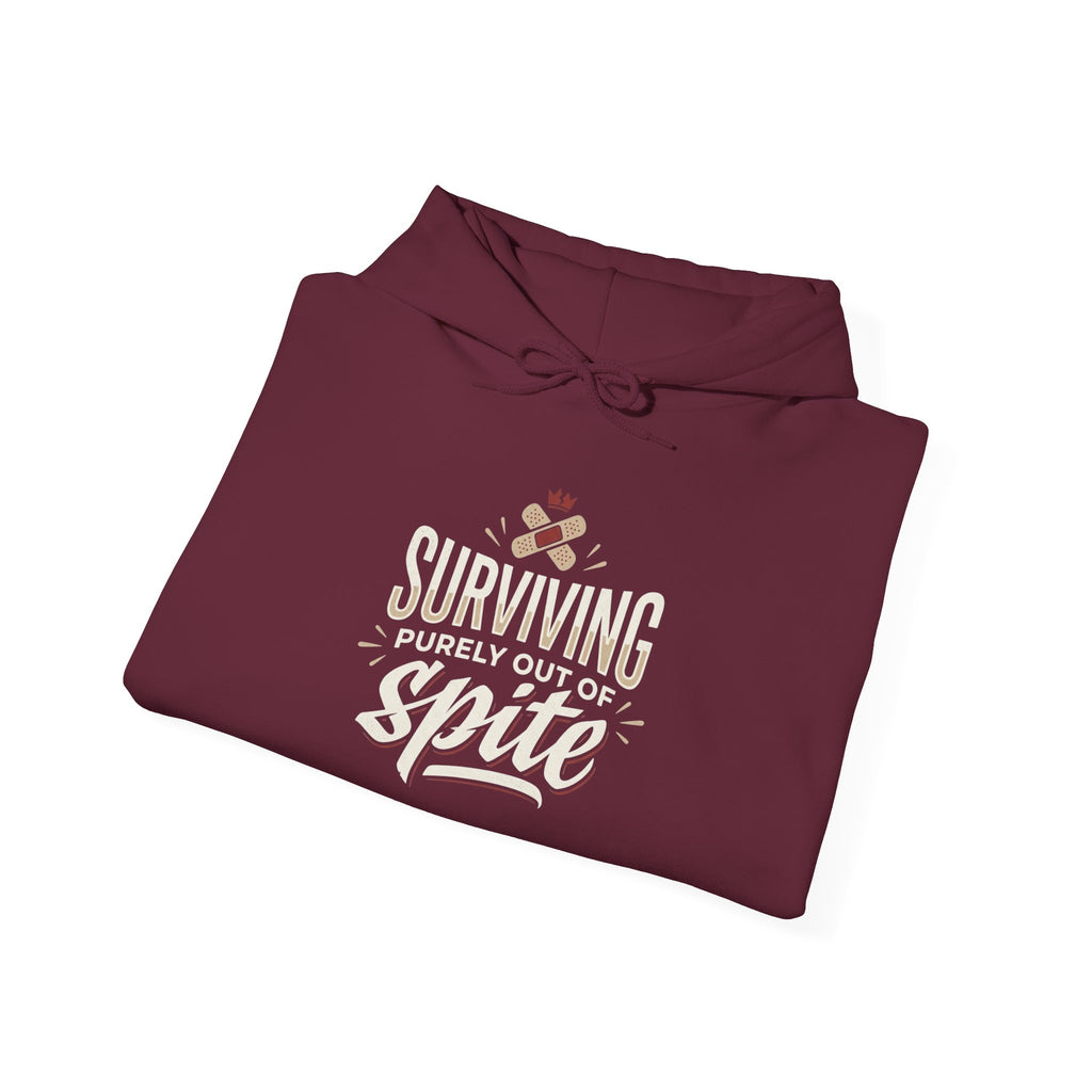 Surviving Purely Out of Spite Unisex Heavy Blend™ Hooded Sweatshirt