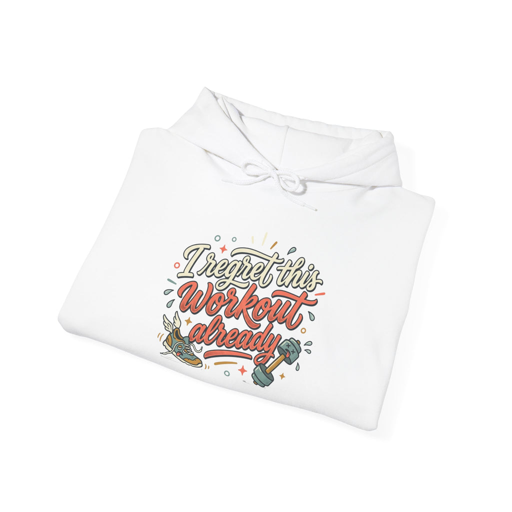 I Regret This Workout Unisex Heavy Blend™ Hooded Sweatshirt