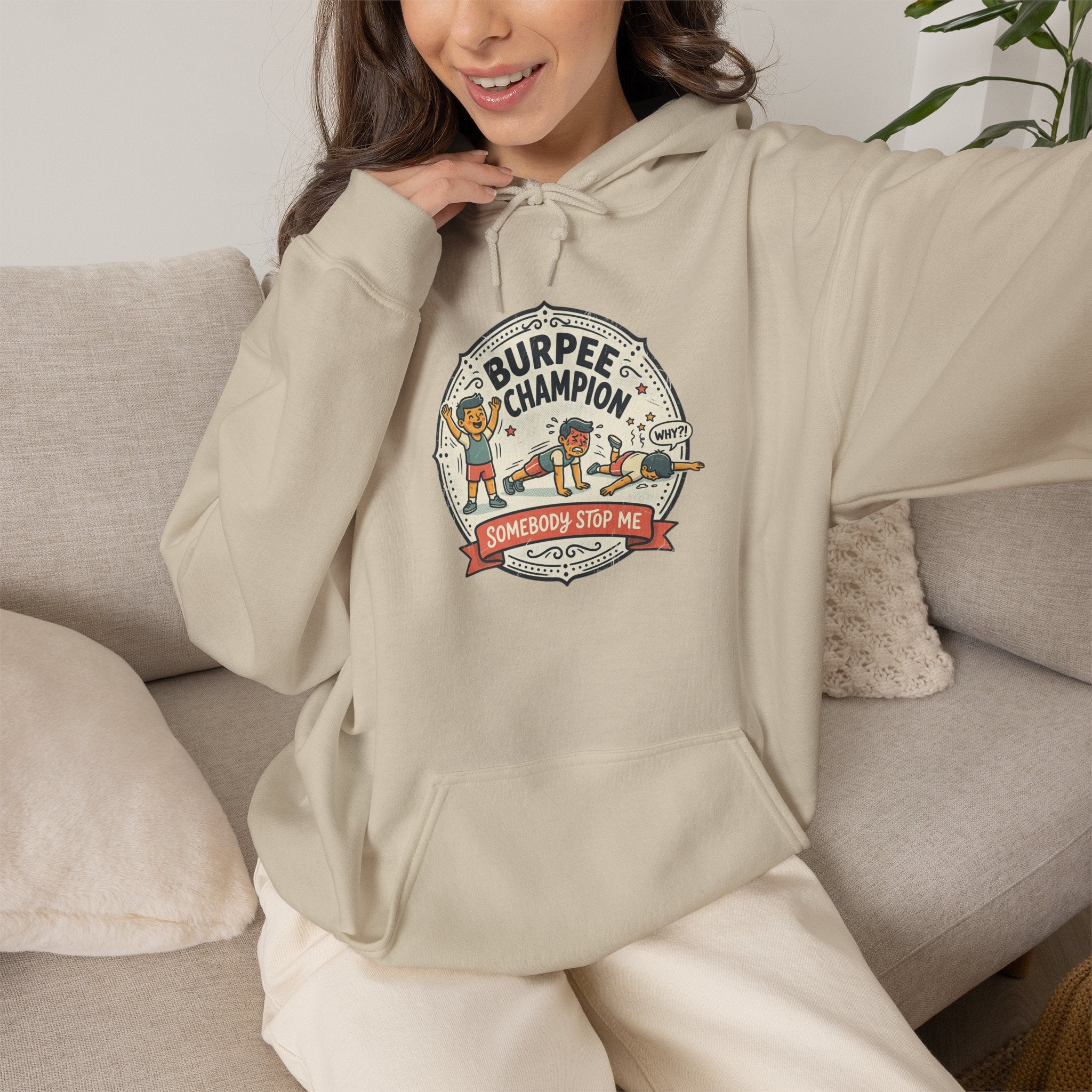 Burpee Champion Unisex Heavy Blend™ Hooded Sweatshirt