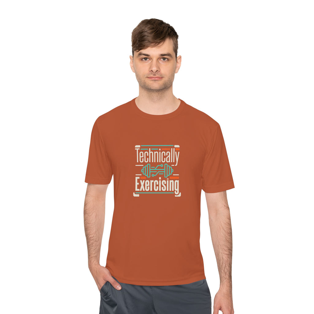 Technically Exercising Unisex Moisture Wicking Tee