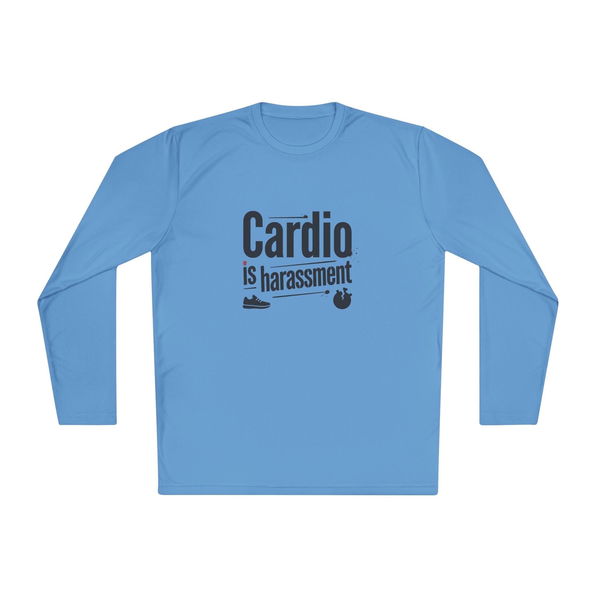 Cardio is Harassment Unisex Lightweight Long Sleeve Tee