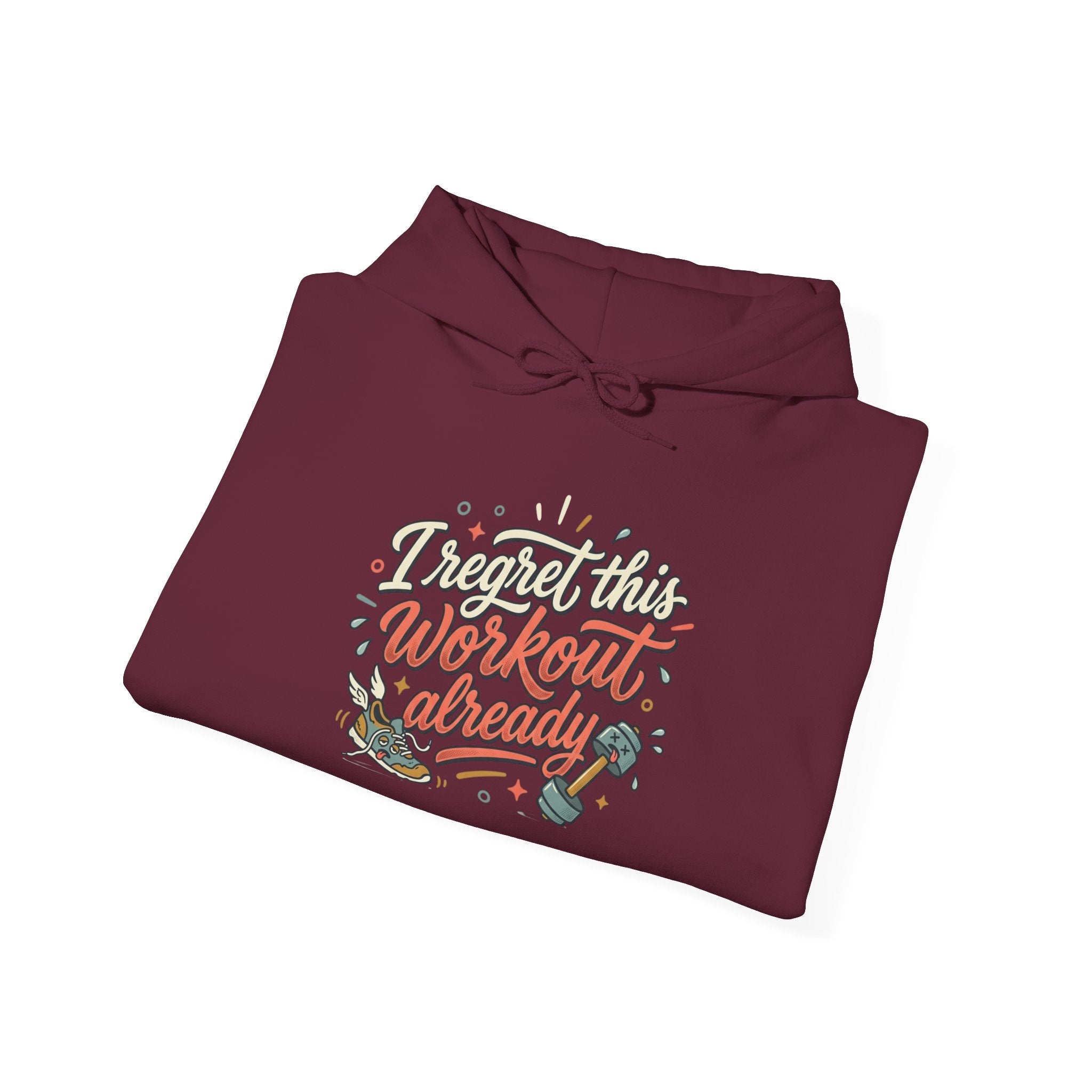 I Regret This Workout Unisex Heavy Blend™ Hooded Sweatshirt