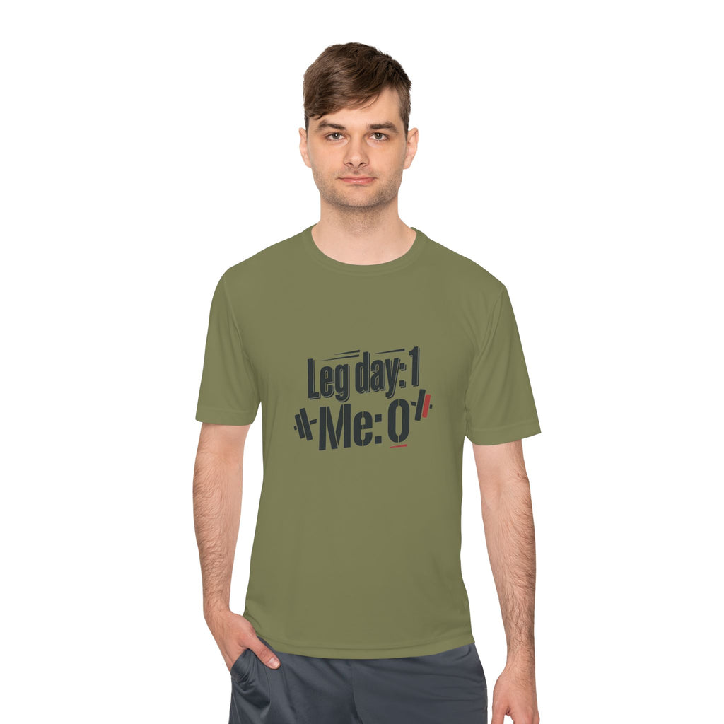 Leg Day Unisex Moisture Wicking Tee