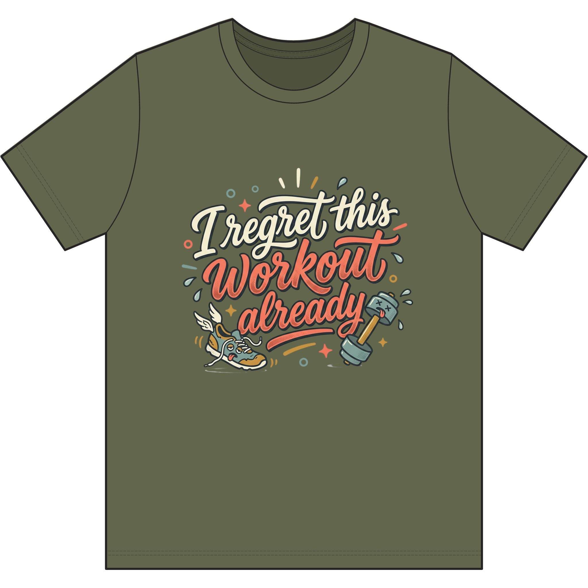 I Regret This Workout Already Dri-Power 100% Polyester T-Shirt