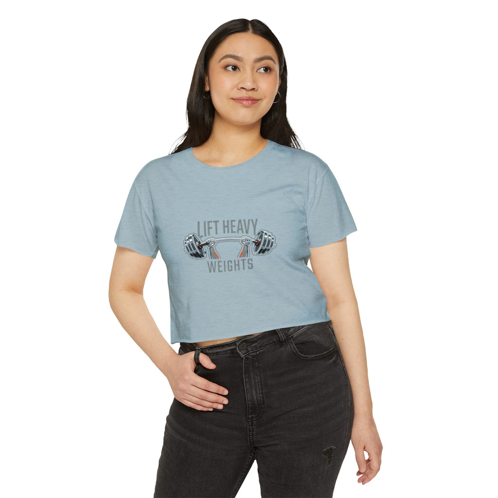 Lift Heavy Weights Women's Festival Crop Top