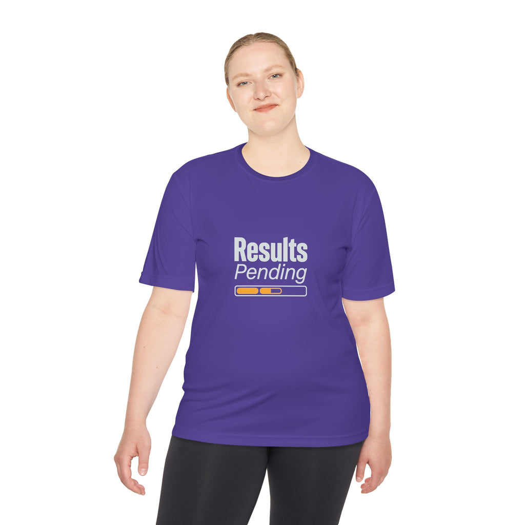 Results Pending Unisex Moisture Wicking Tee