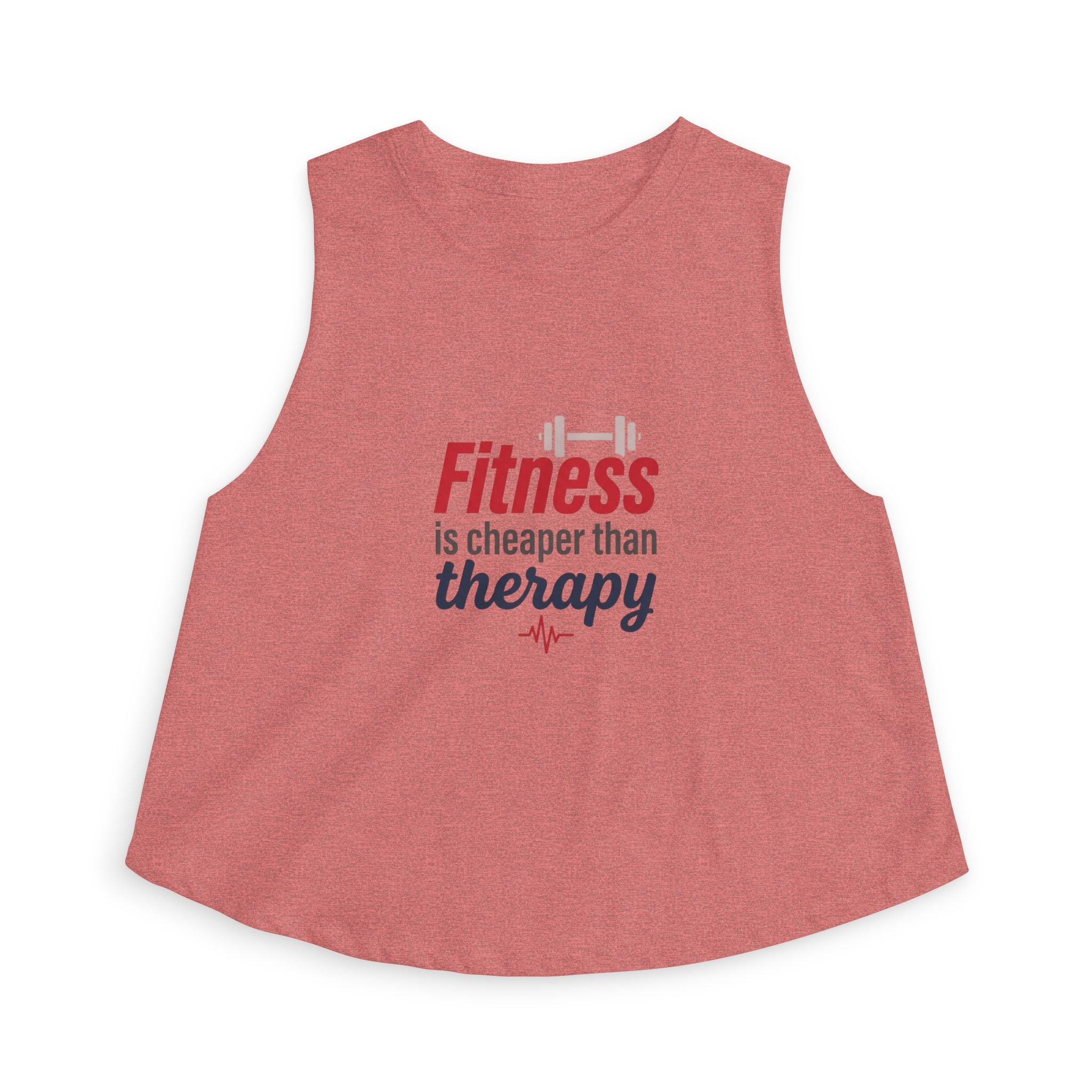 Fitness is Cheaper than Therapy Women's Crop Top