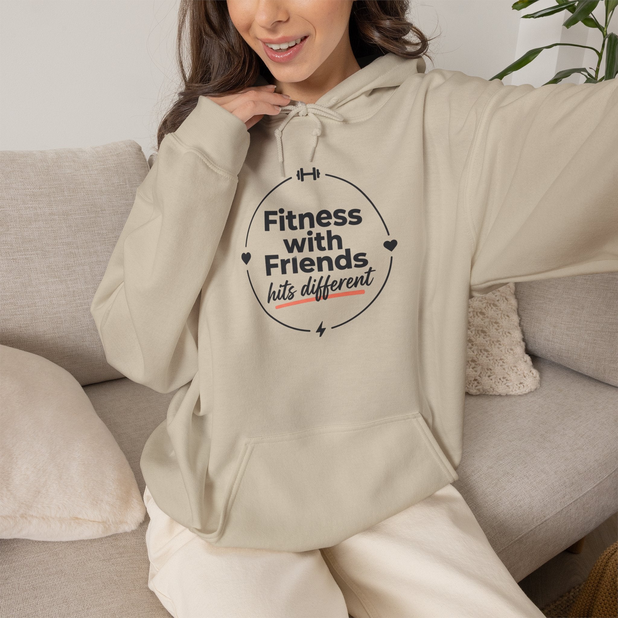 Fitness with Friends Unisex Heavy Blend™ Hooded Sweatshirt