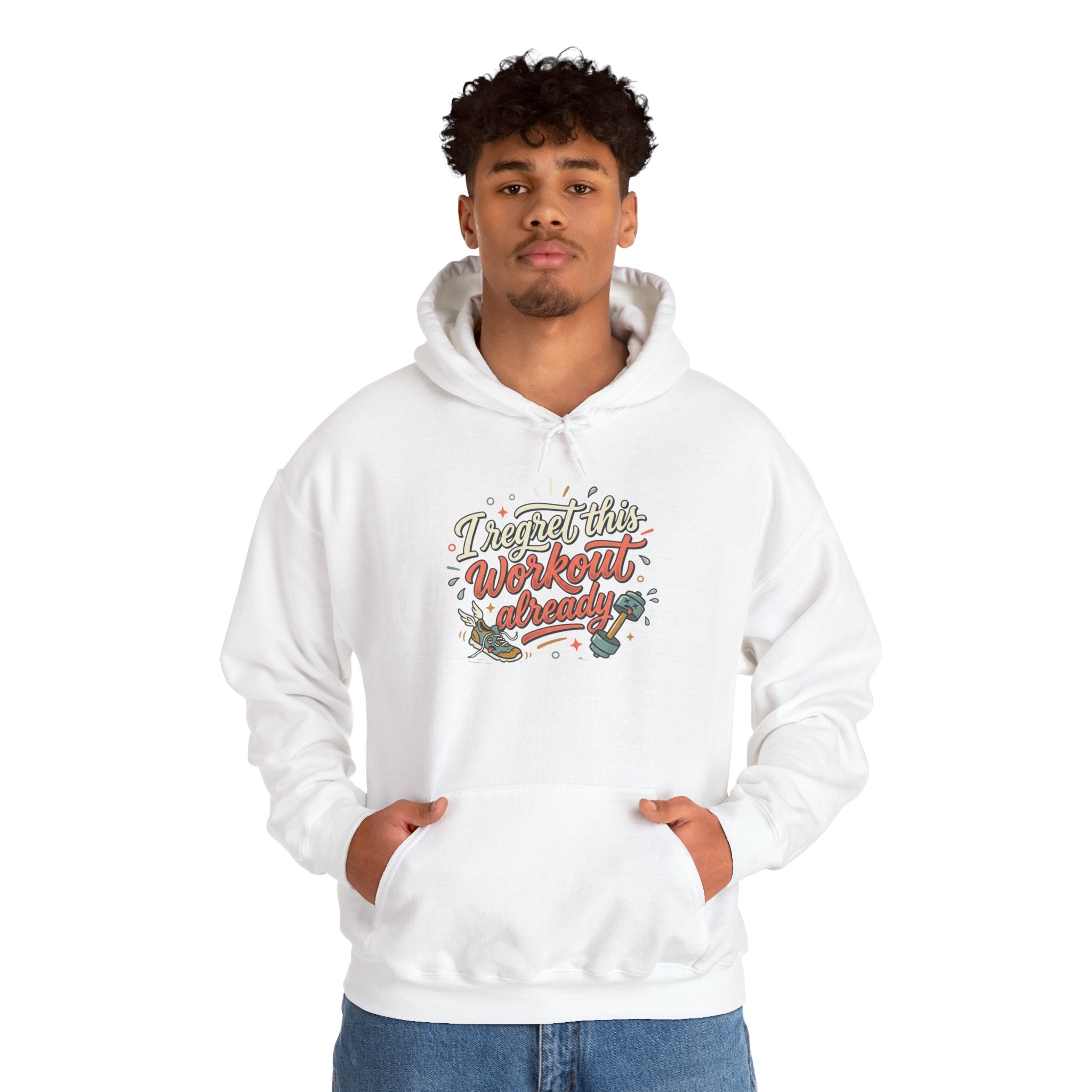 I Regret This Workout Unisex Heavy Blend™ Hooded Sweatshirt