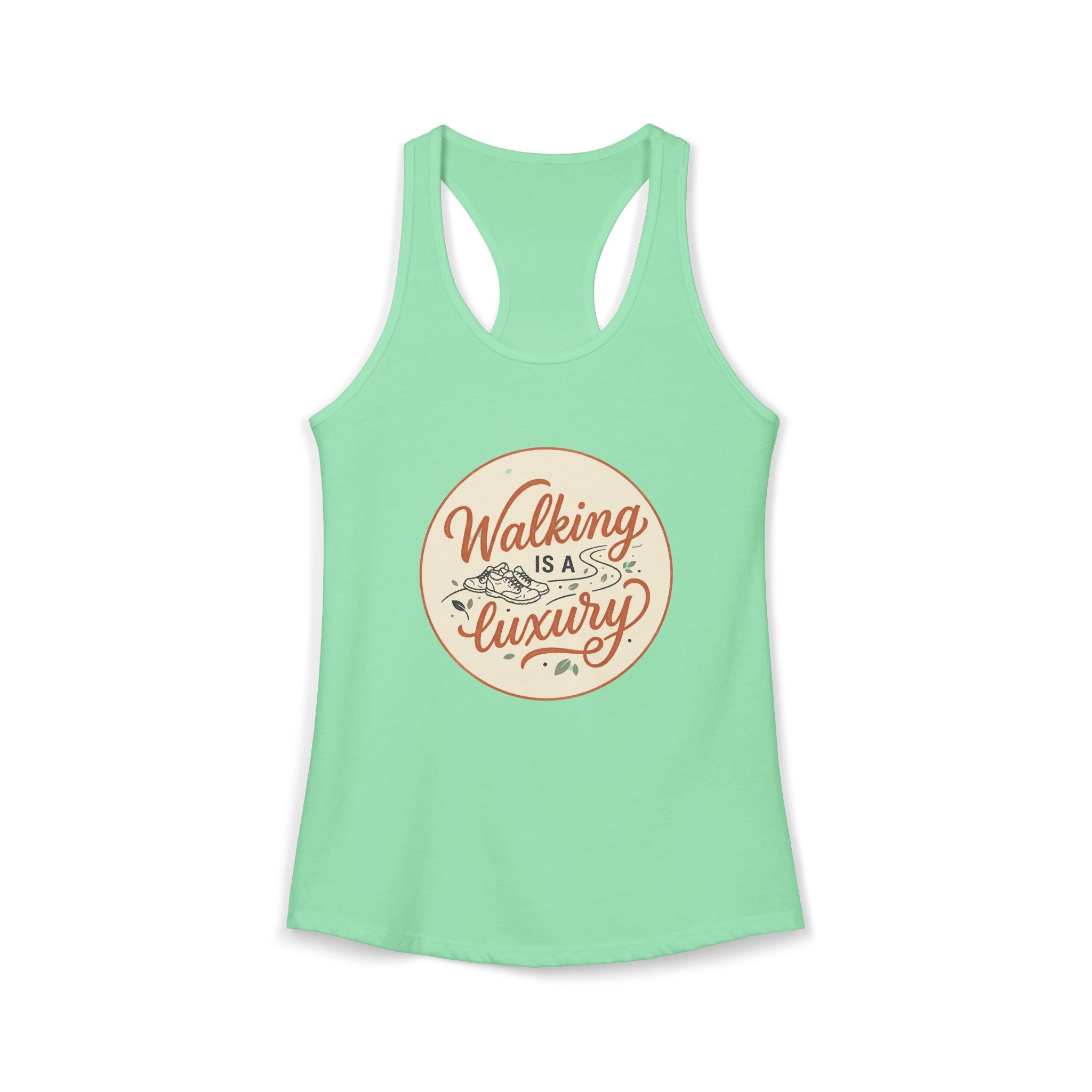 Walking is a Luxury Women's Ideal Racerback Tank