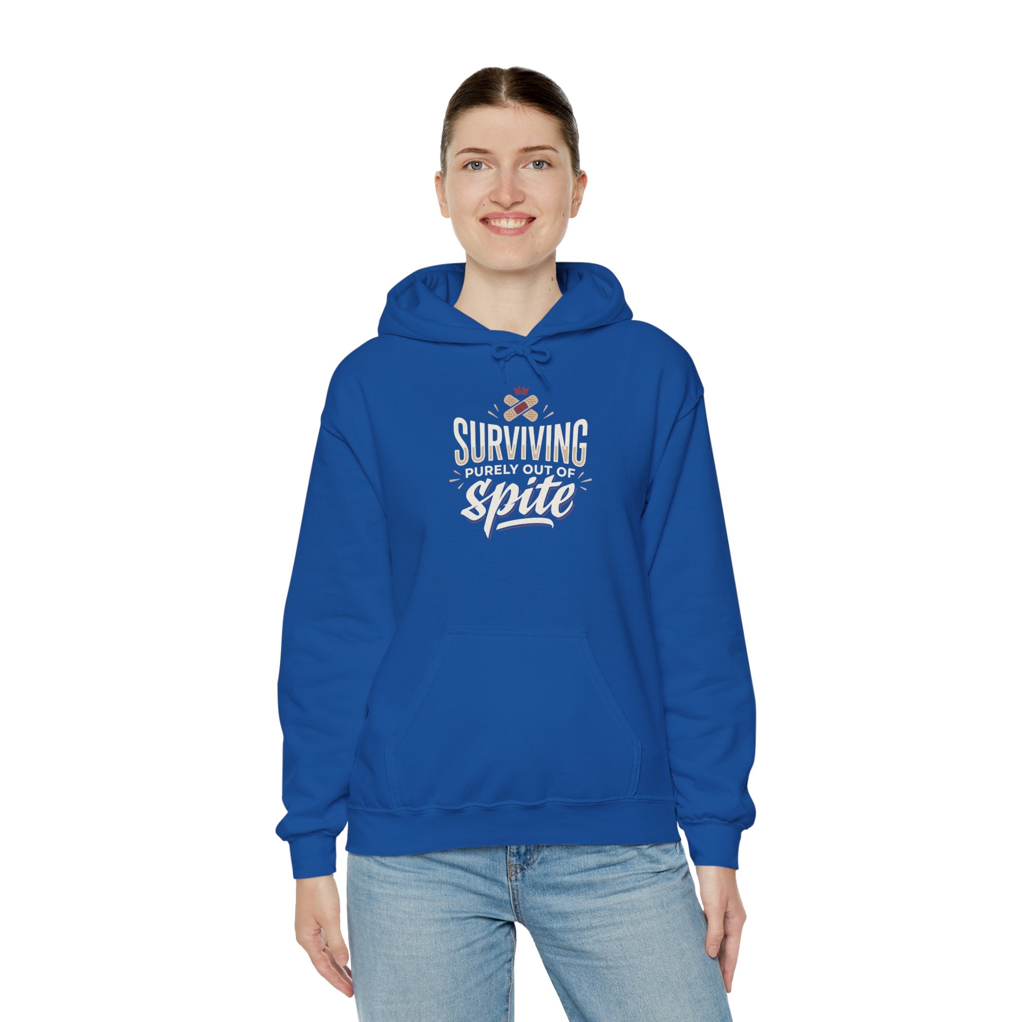 Surviving Purely Out of Spite Unisex Heavy Blend™ Hooded Sweatshirt