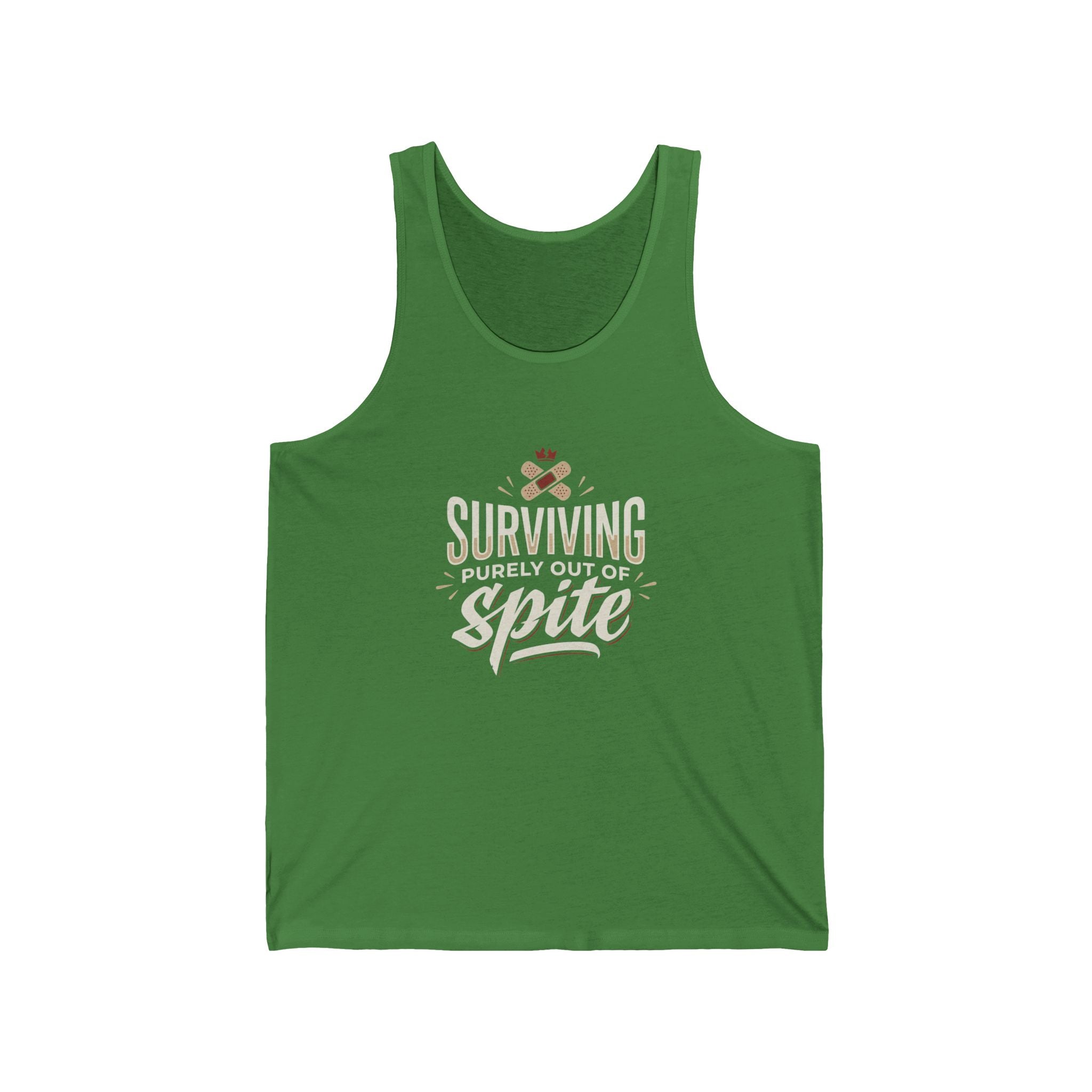 Surviving Purely Out of Spite Unisex Jersey Tank