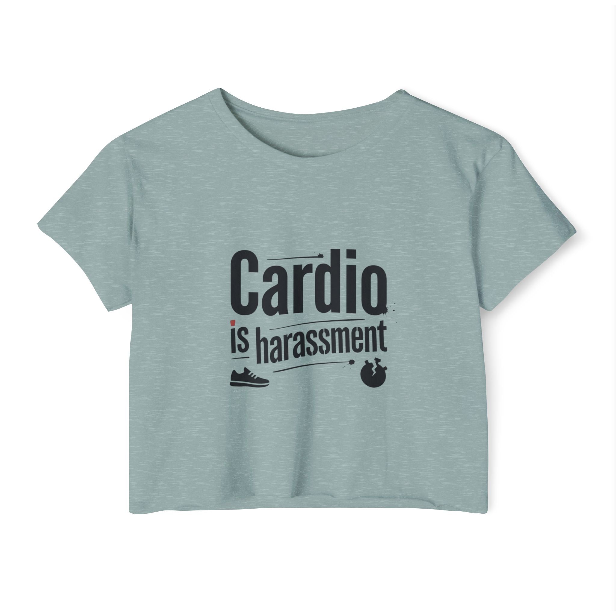 Cardio is Harassment Women's Festival Crop Top