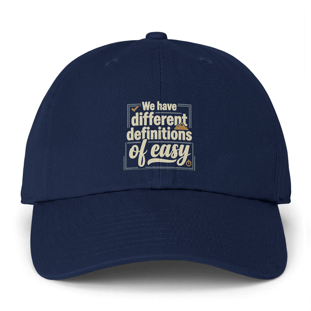 We Have Different Definitions of Easy Clean Up Cap