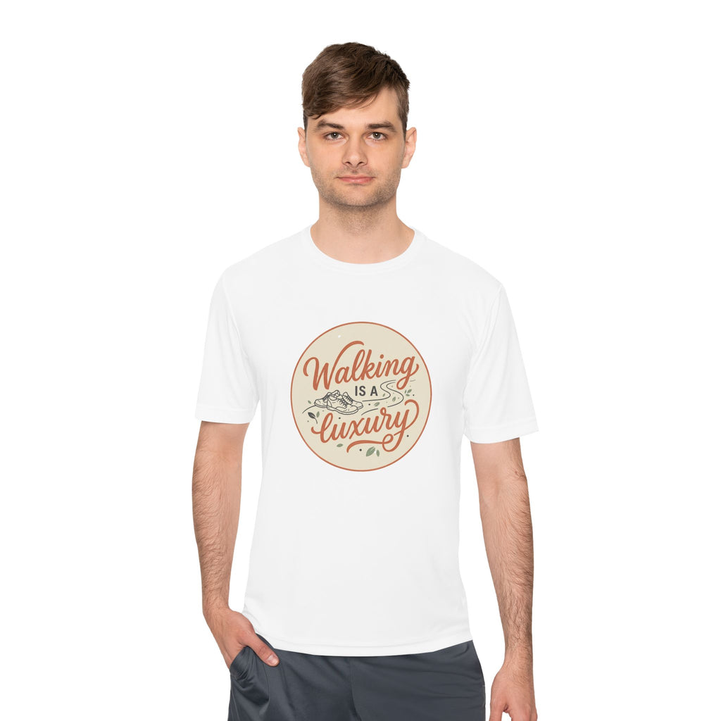 Walking is a Luxury Unisex Moisture Wicking Tee