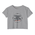 Fitness with Friends Women's Festival Crop Top