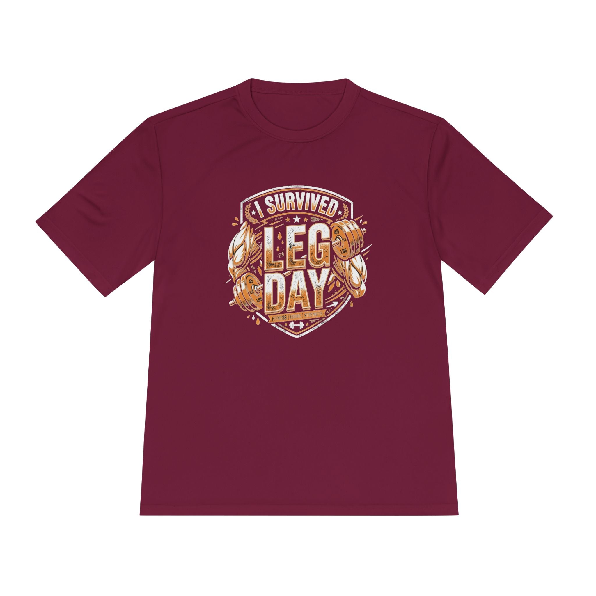 I Survived Leg Day Unisex Moisture Wicking Tee