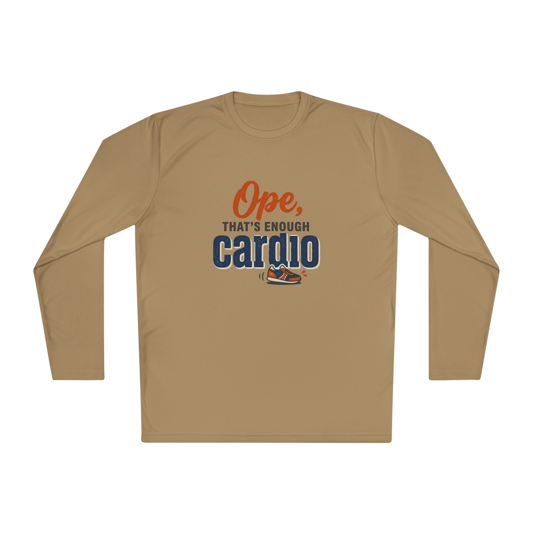 Ope, That's Enough Cardio Unisex Lightweight Long Sleeve Tee