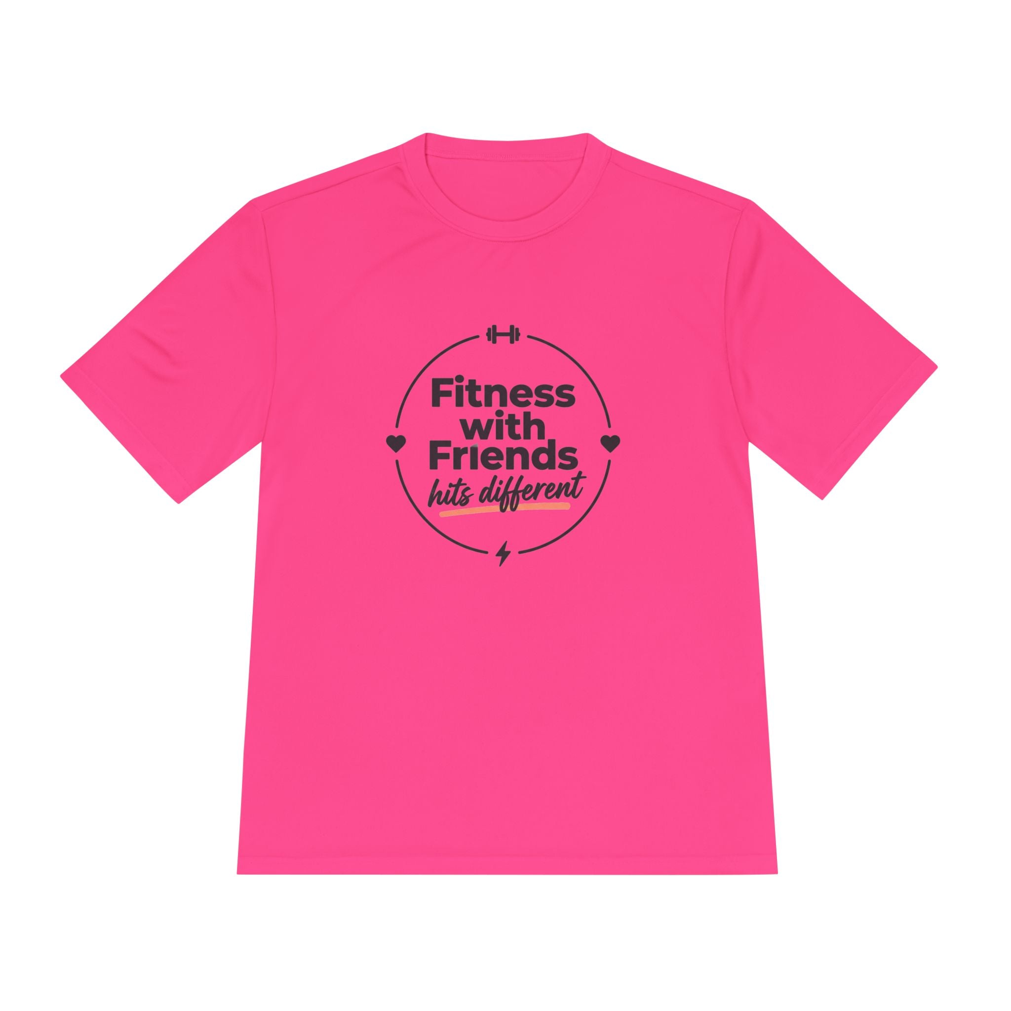 Fitness with Friends Unisex Moisture Wicking Tee