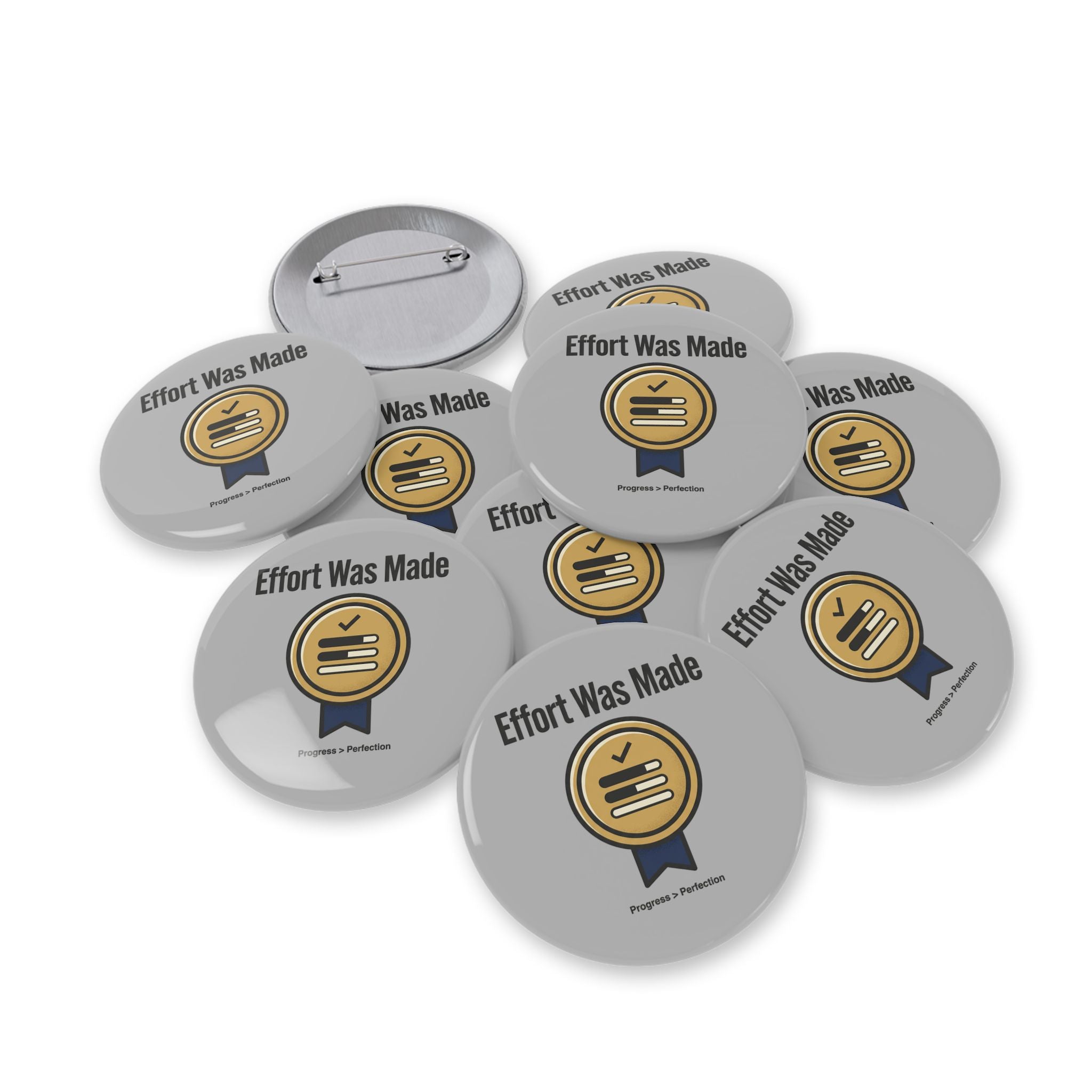Effort was Made Round Pins