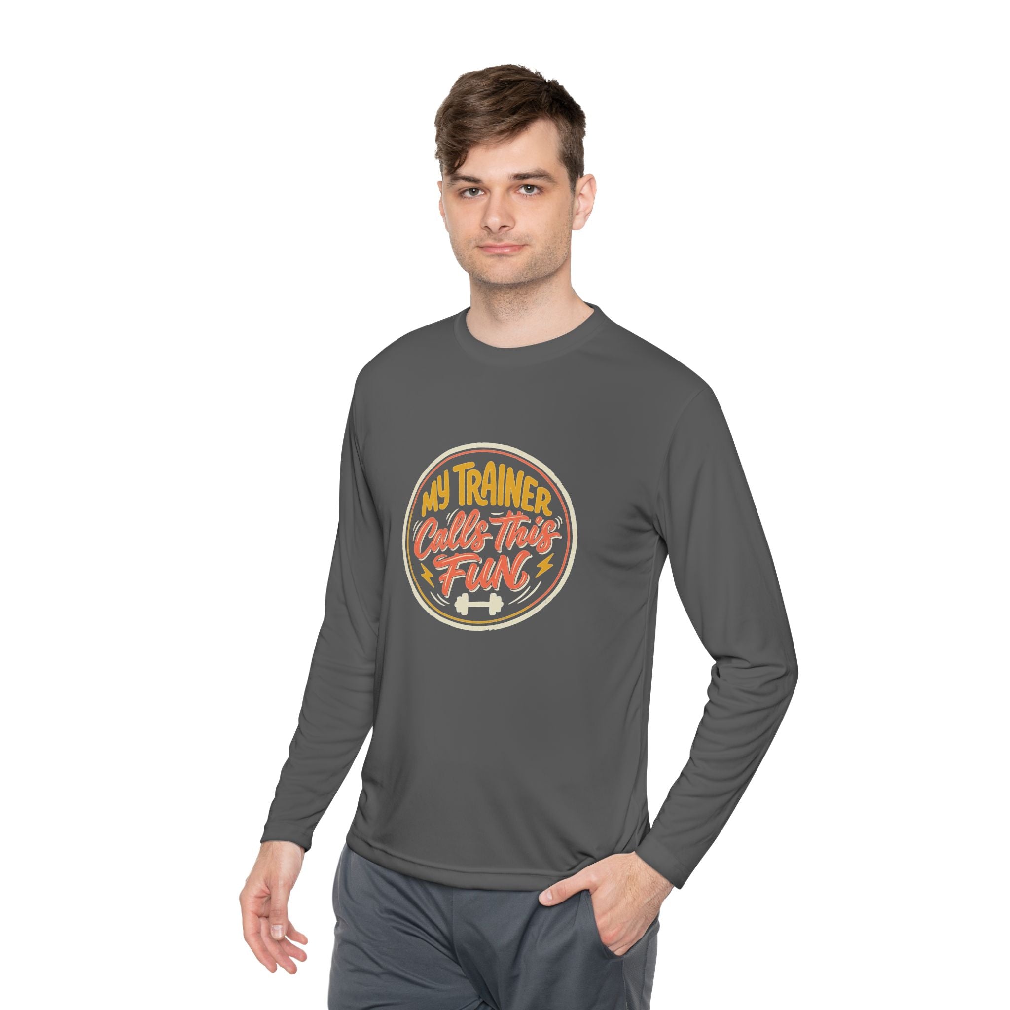 My Trainer Calls This Fun Unisex Lightweight Long Sleeve Tee