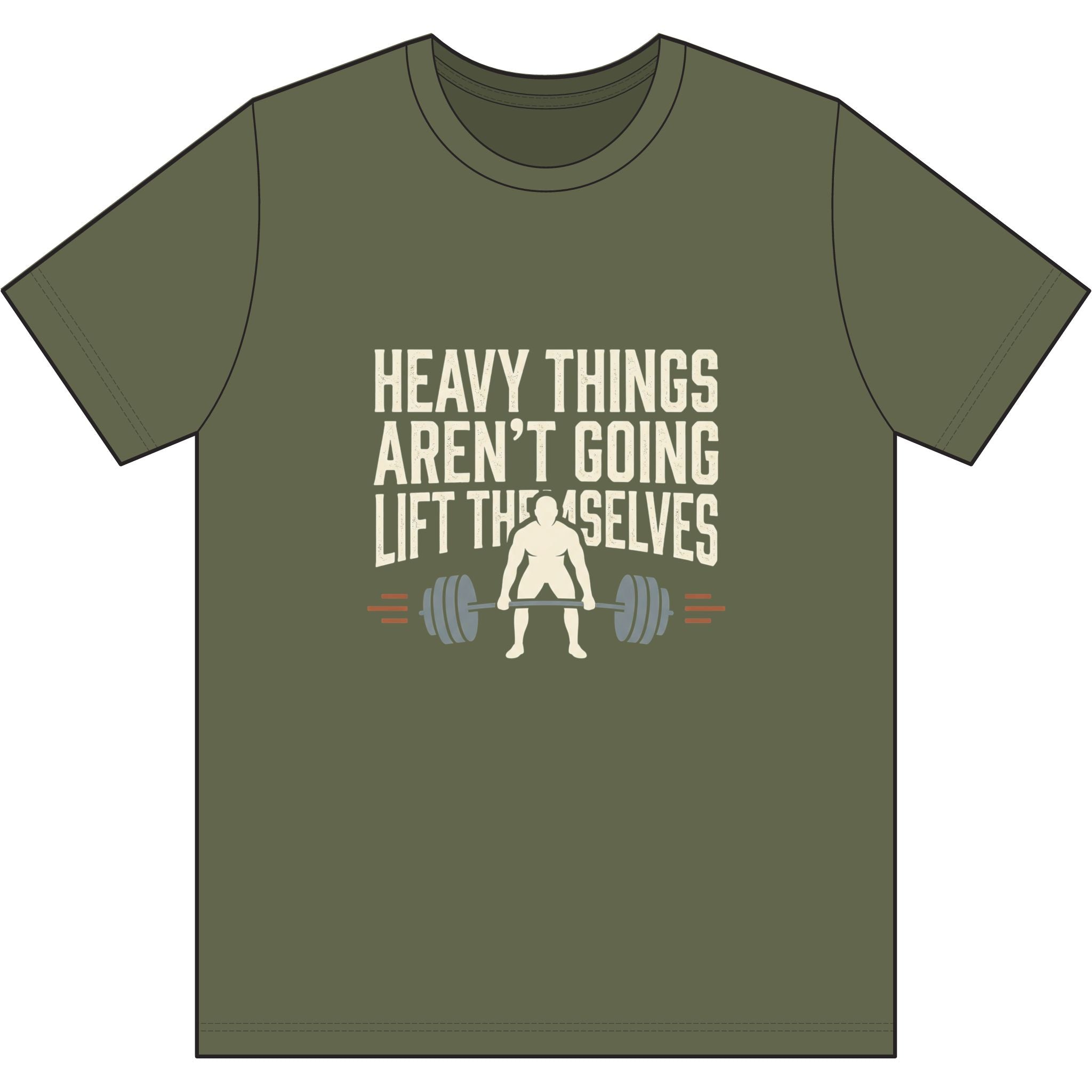 Heavy Things Aren't Going to Lift Themselves Dri-Power 100% Polyester T-Shirt