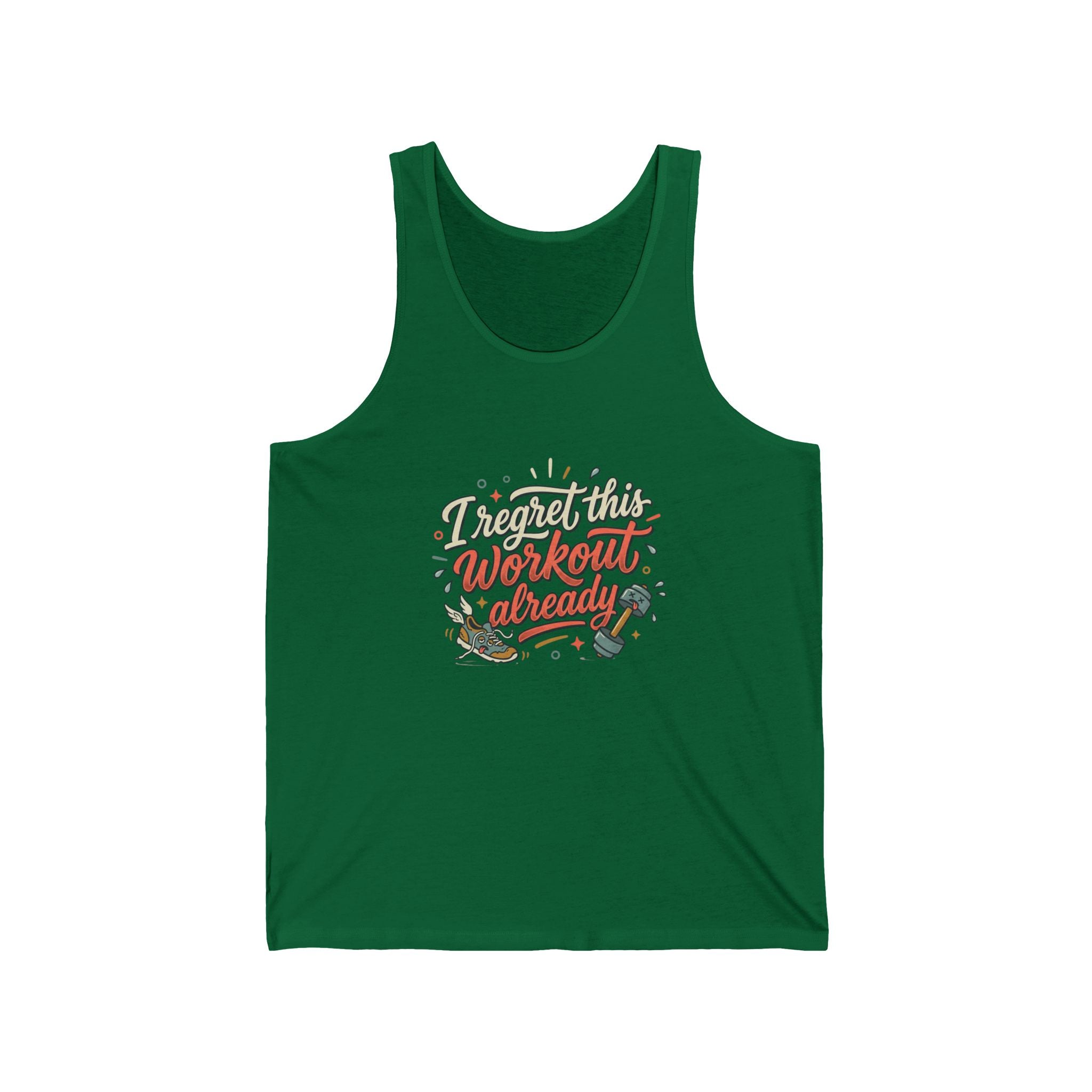 I Regret This Workout Already Unisex Jersey Tank