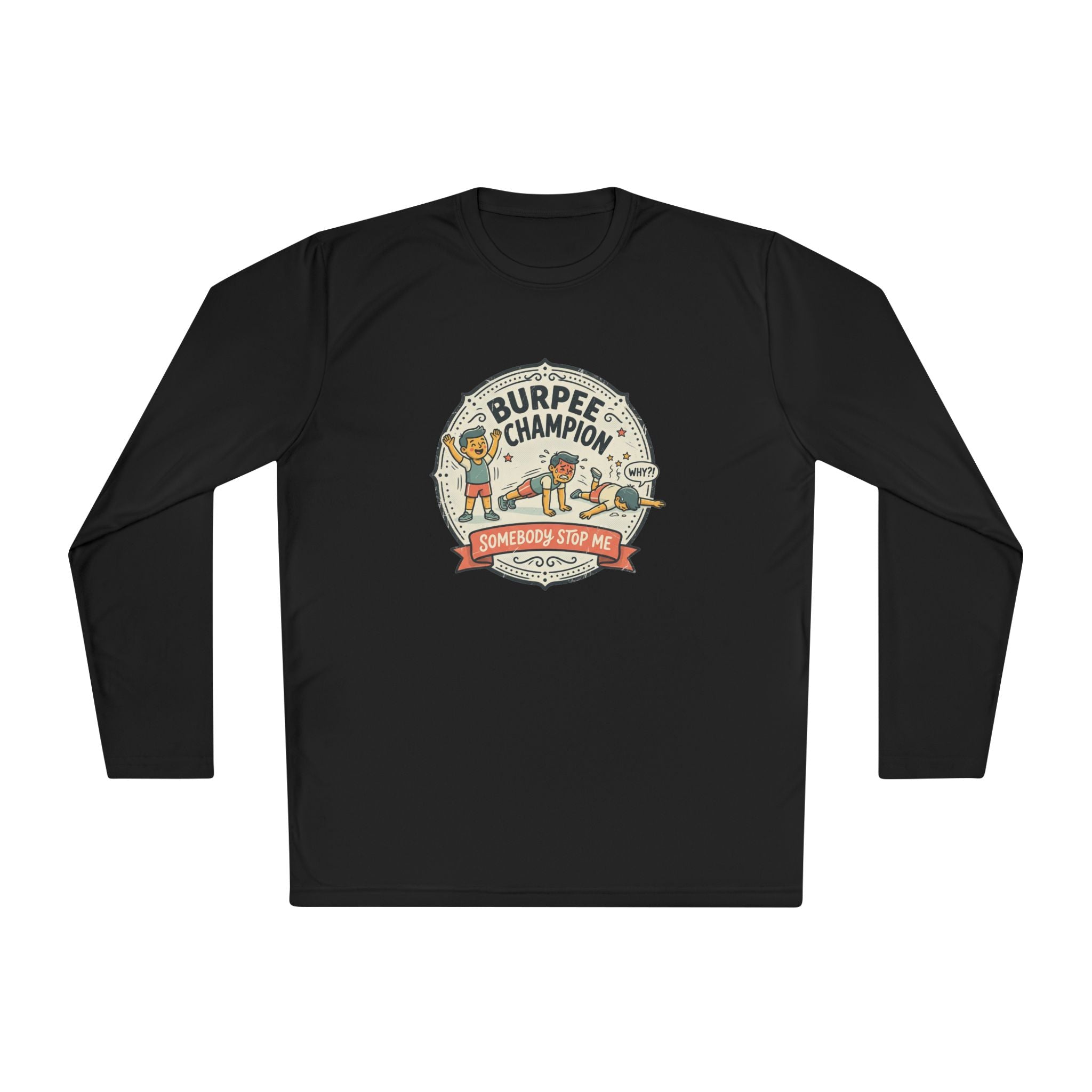 Burpee Champion Unisex Lightweight Long Sleeve Tee