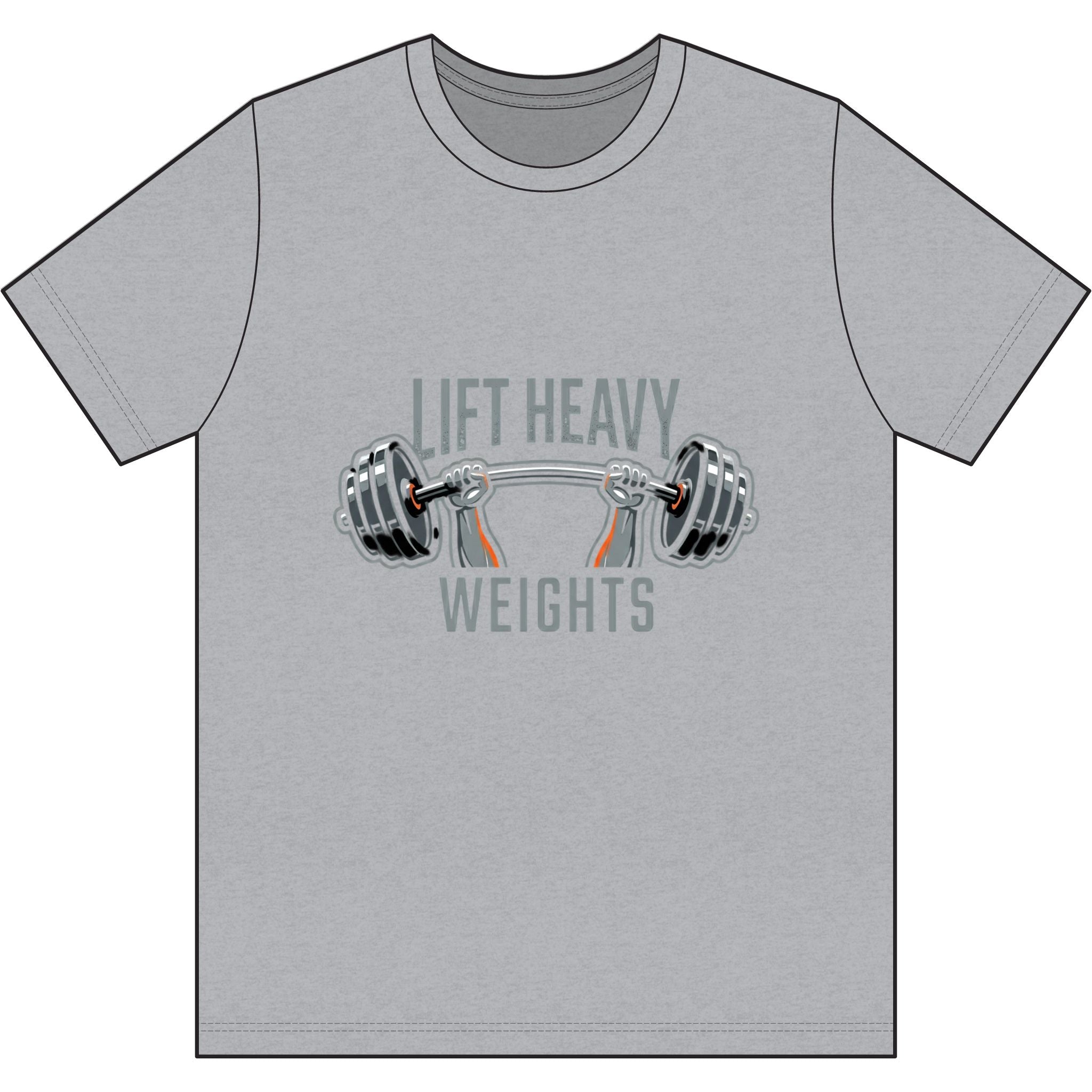 Lift Heavy Weights Dri-Power 100% Polyester T-Shirt