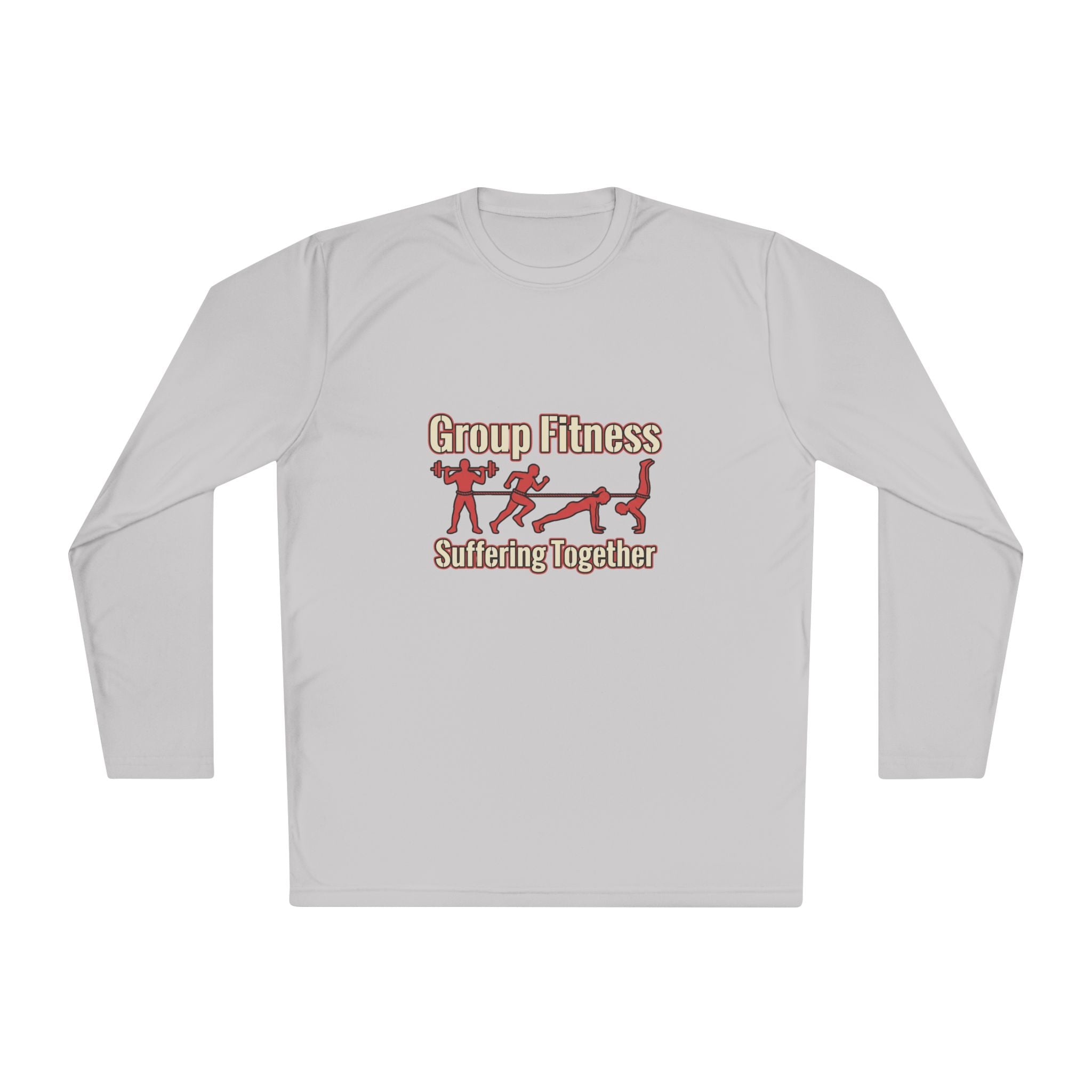 Group Fitness Suffering Together Unisex Lightweight Long Sleeve Tee