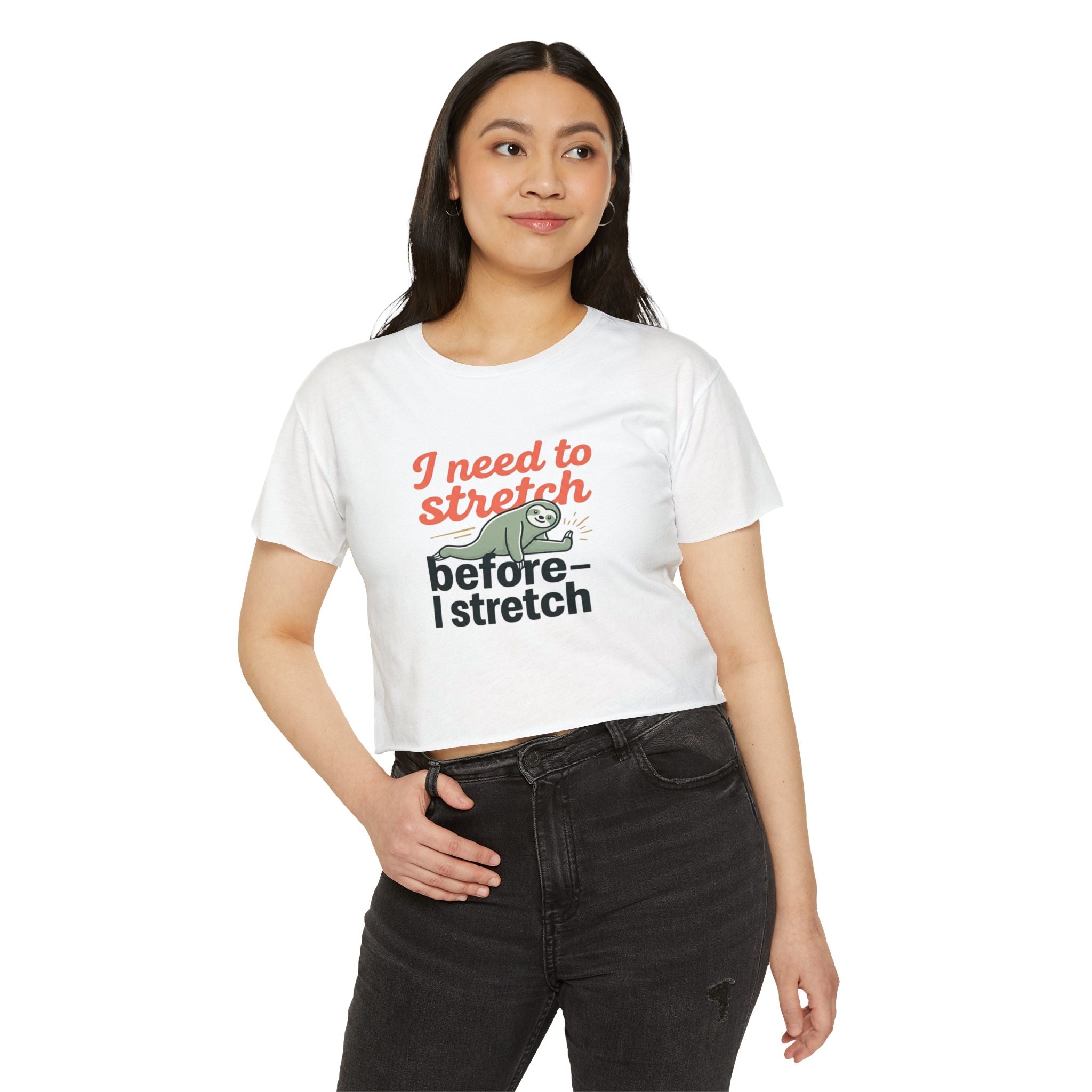 I Need to Stretch Women's Festival Crop Top