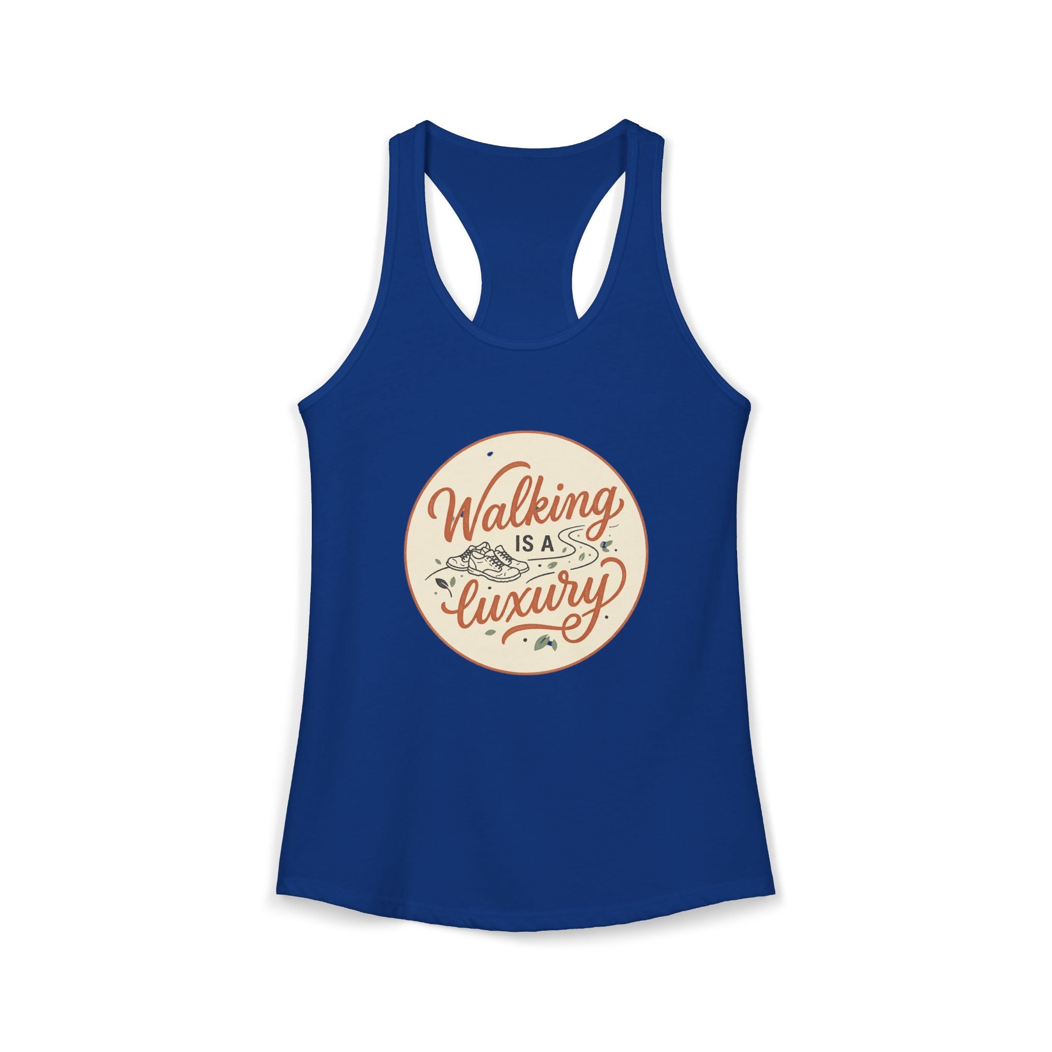 Walking is a Luxury Women's Ideal Racerback Tank