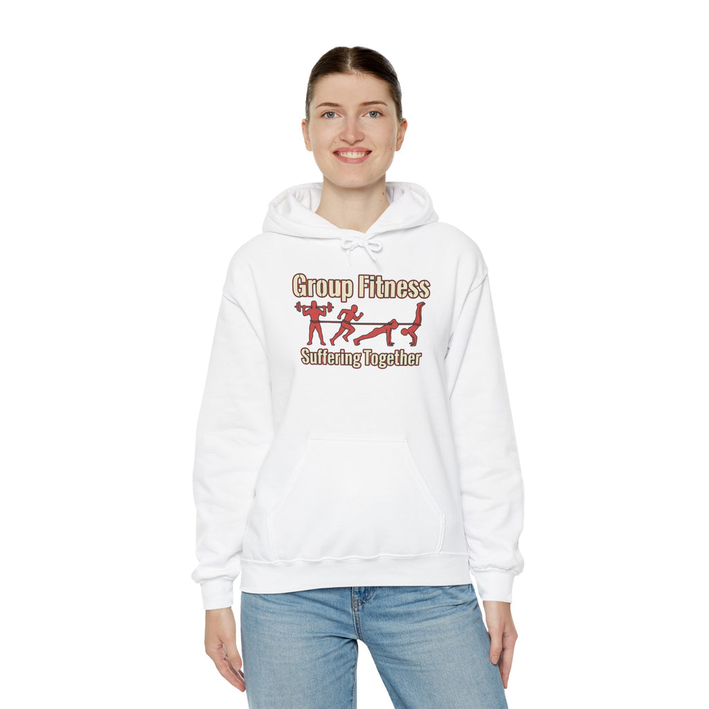 Group Fitness Suffering Together Unisex Heavy Blend™ Hooded Sweatshirt