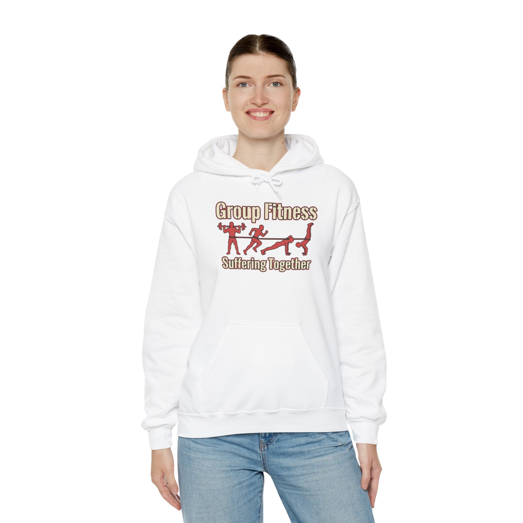 Group Fitness Suffering Together Unisex Heavy Blend™ Hooded Sweatshirt
