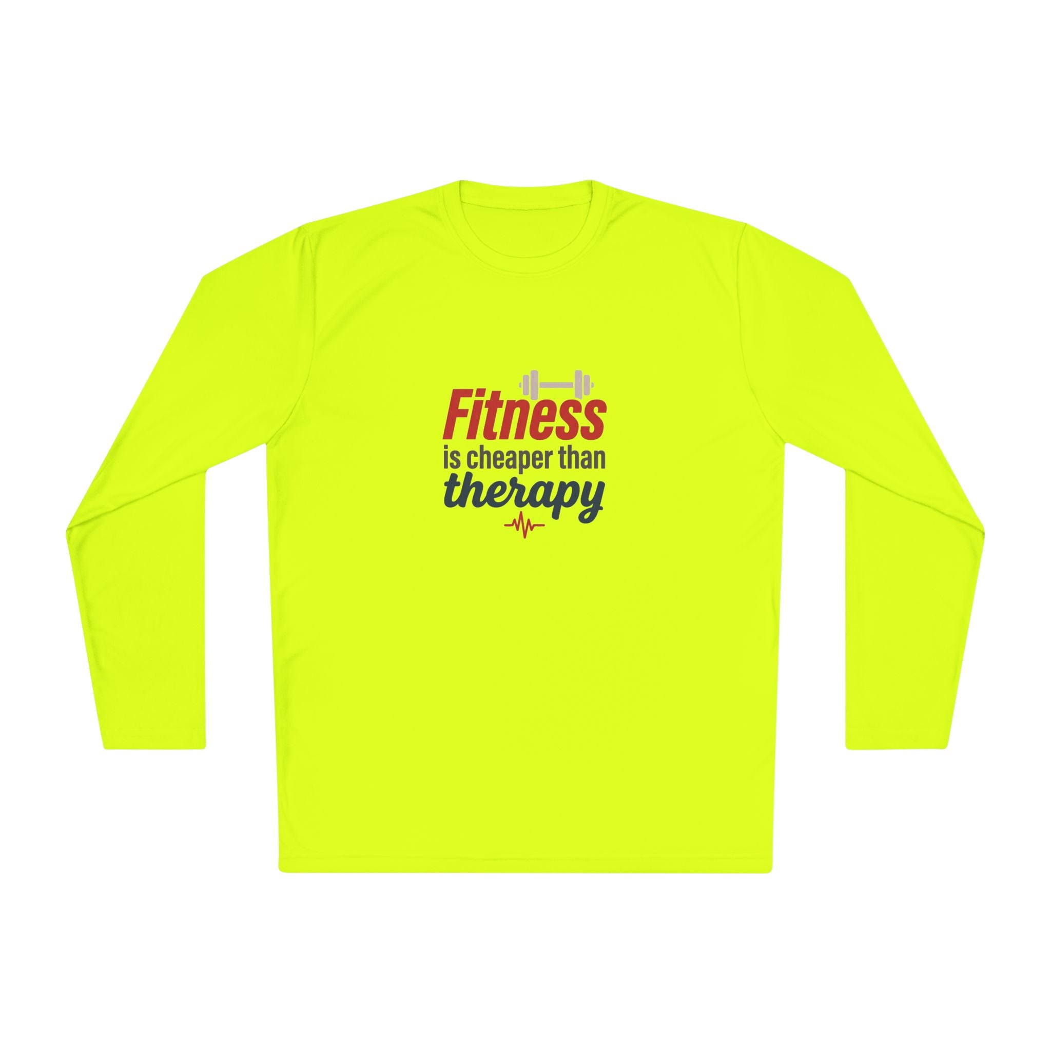 Fitness is Cheaper than Therapy Unisex Lightweight Long Sleeve Tee