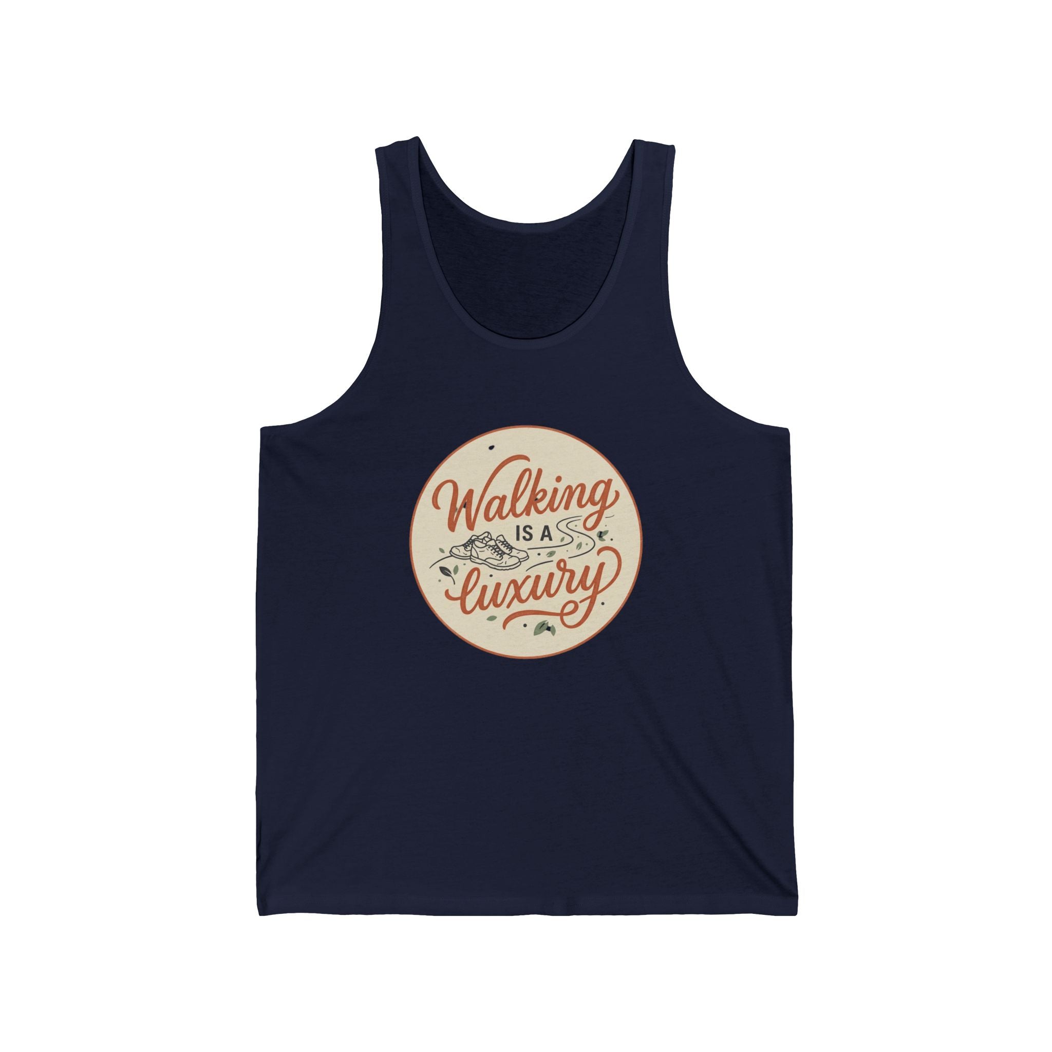 Walking is a Luxury Unisex Jersey Tank
