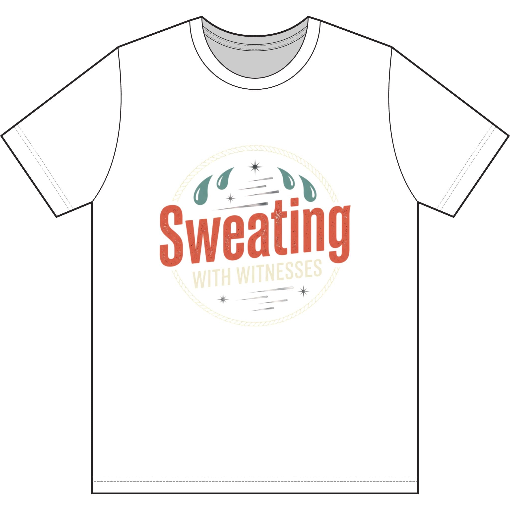 Sweating with Witnesses Dri-Power 100% Polyester T-Shirt