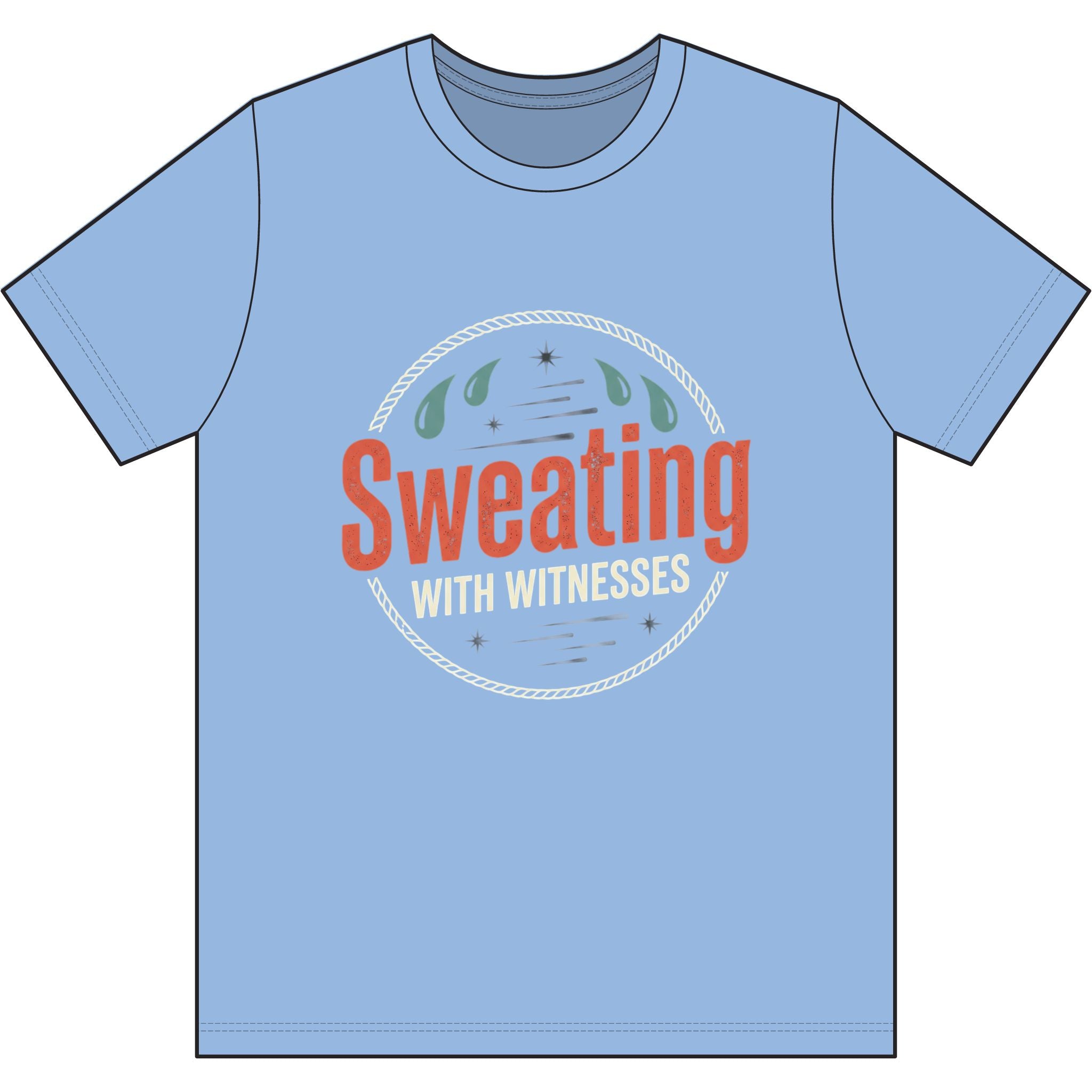 Sweating with Witnesses Dri-Power 100% Polyester T-Shirt