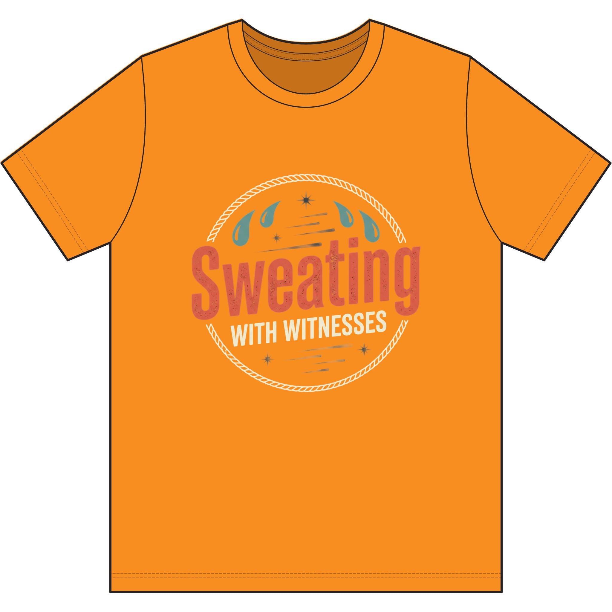 Sweating with Witnesses Dri-Power 100% Polyester T-Shirt