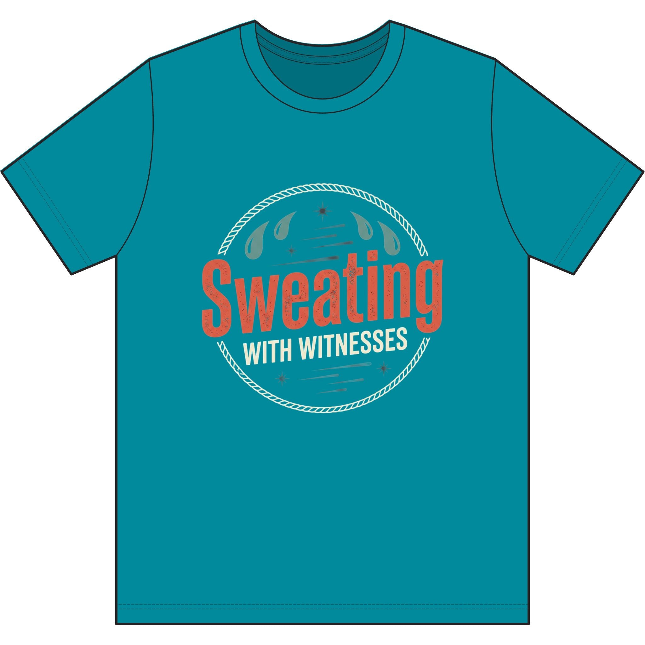 Sweating with Witnesses Dri-Power 100% Polyester T-Shirt