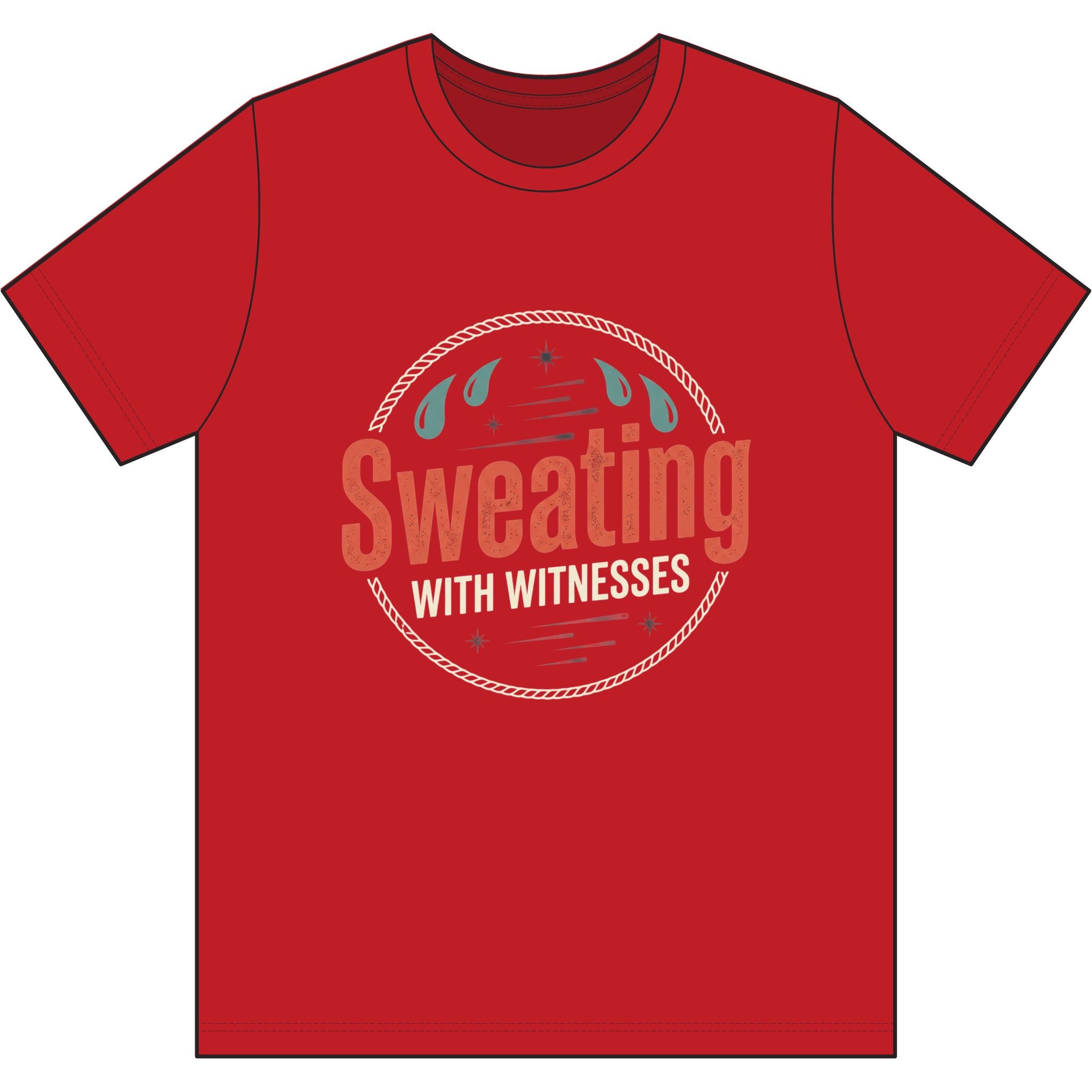Sweating with Witnesses Dri-Power 100% Polyester T-Shirt