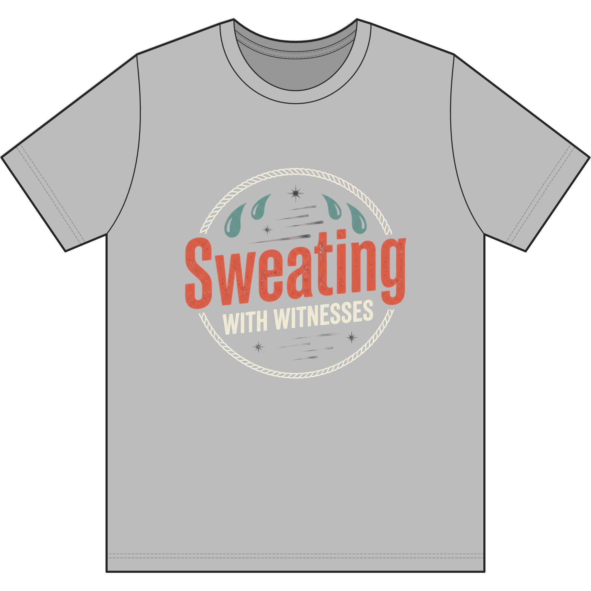 Sweating with Witnesses Dri-Power 100% Polyester T-Shirt