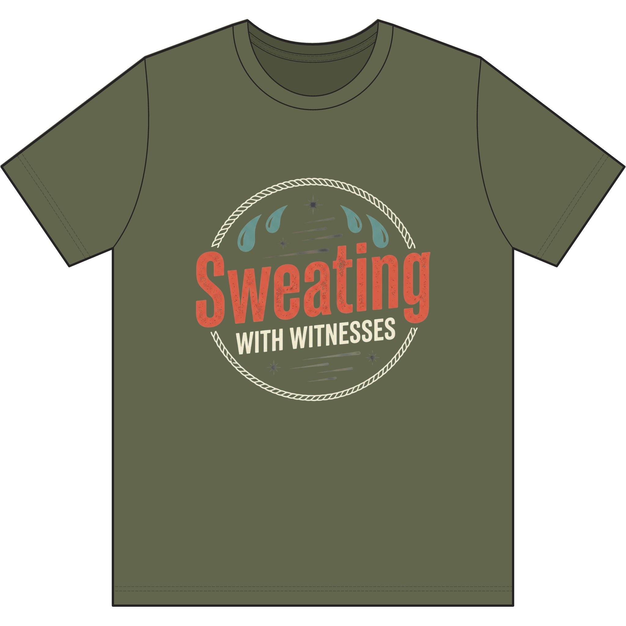 Sweating with Witnesses Dri-Power 100% Polyester T-Shirt