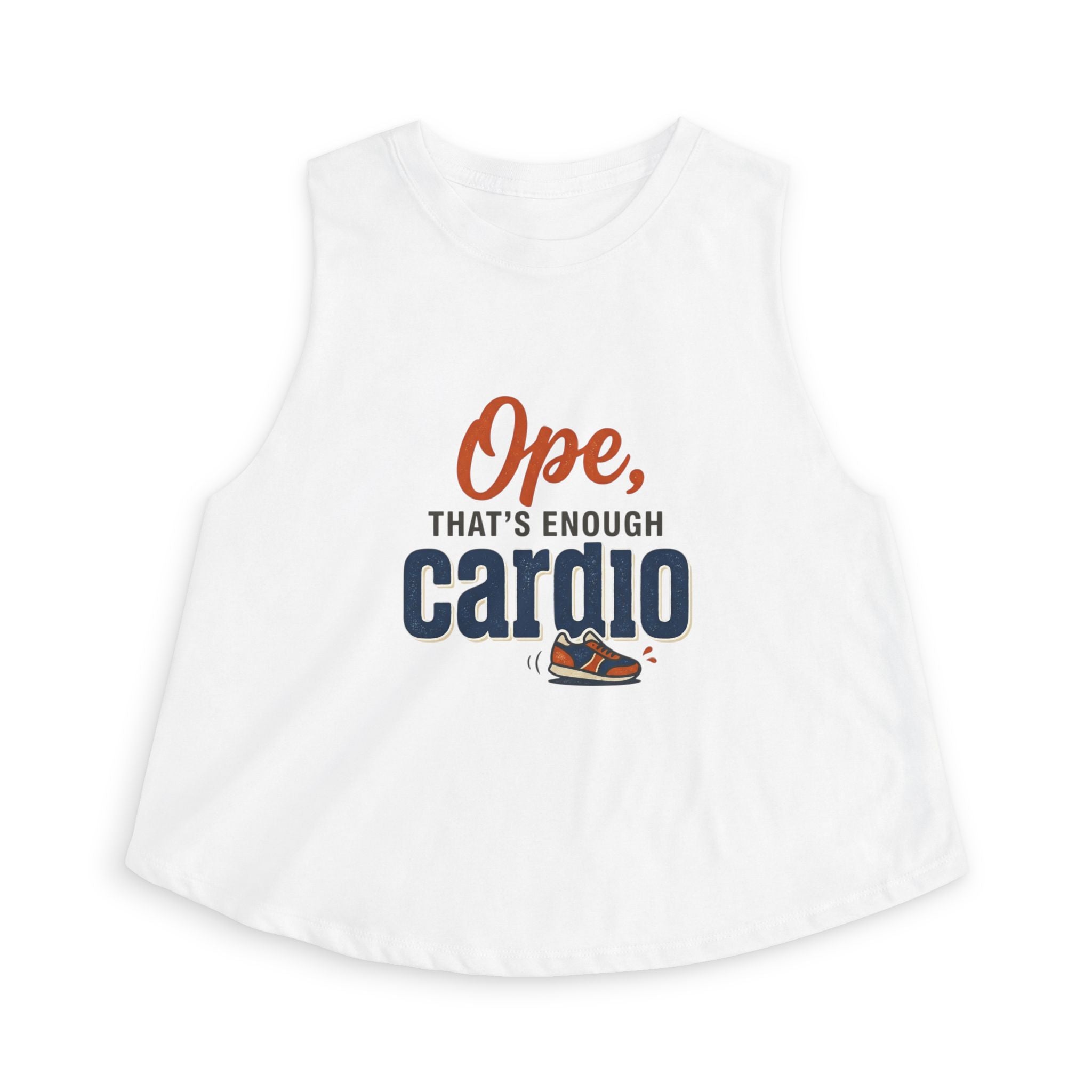 Ope, That's Enough Cardio Women's Crop Top