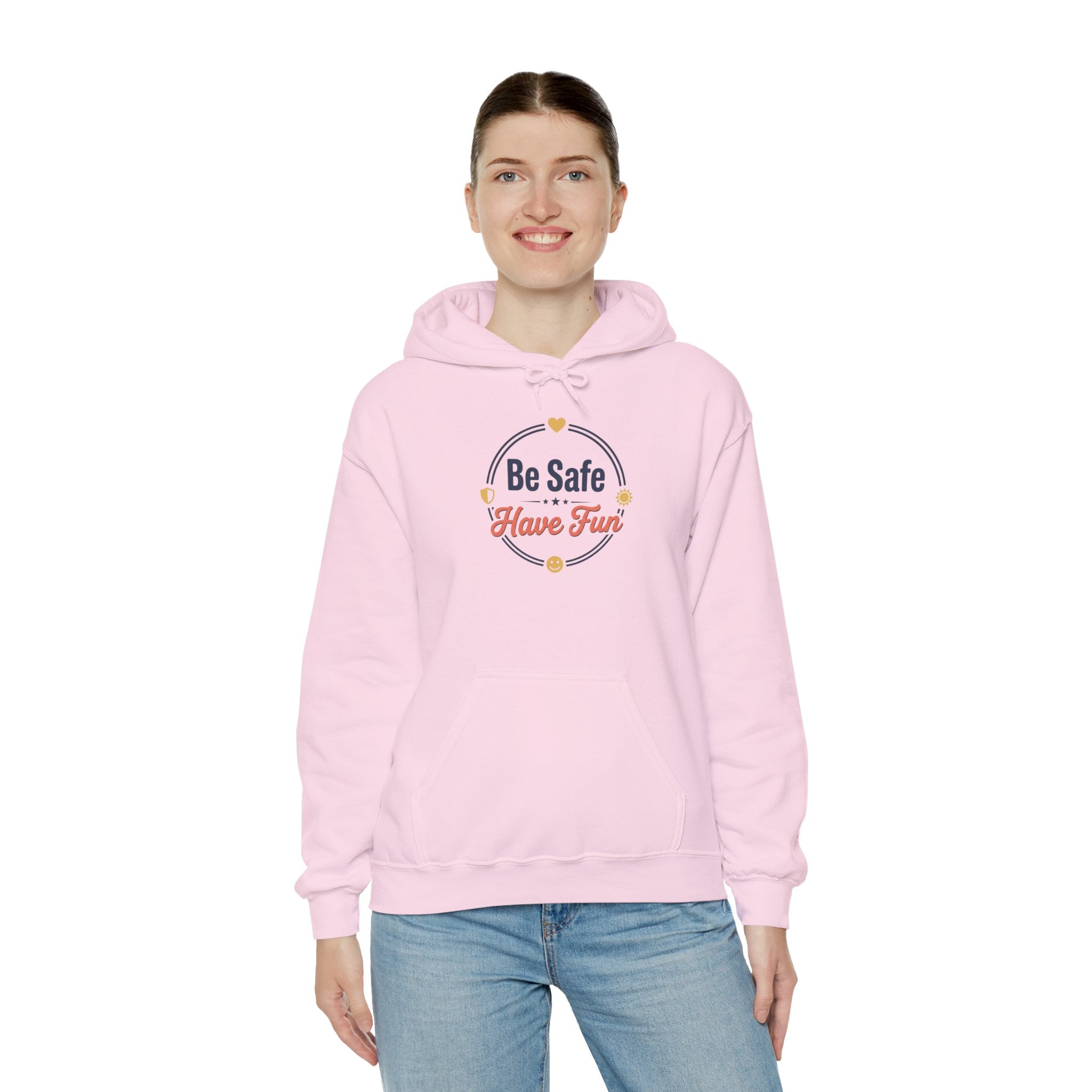 Be Safe Have Fun Unisex Heavy Blend™ Hooded Sweatshirt