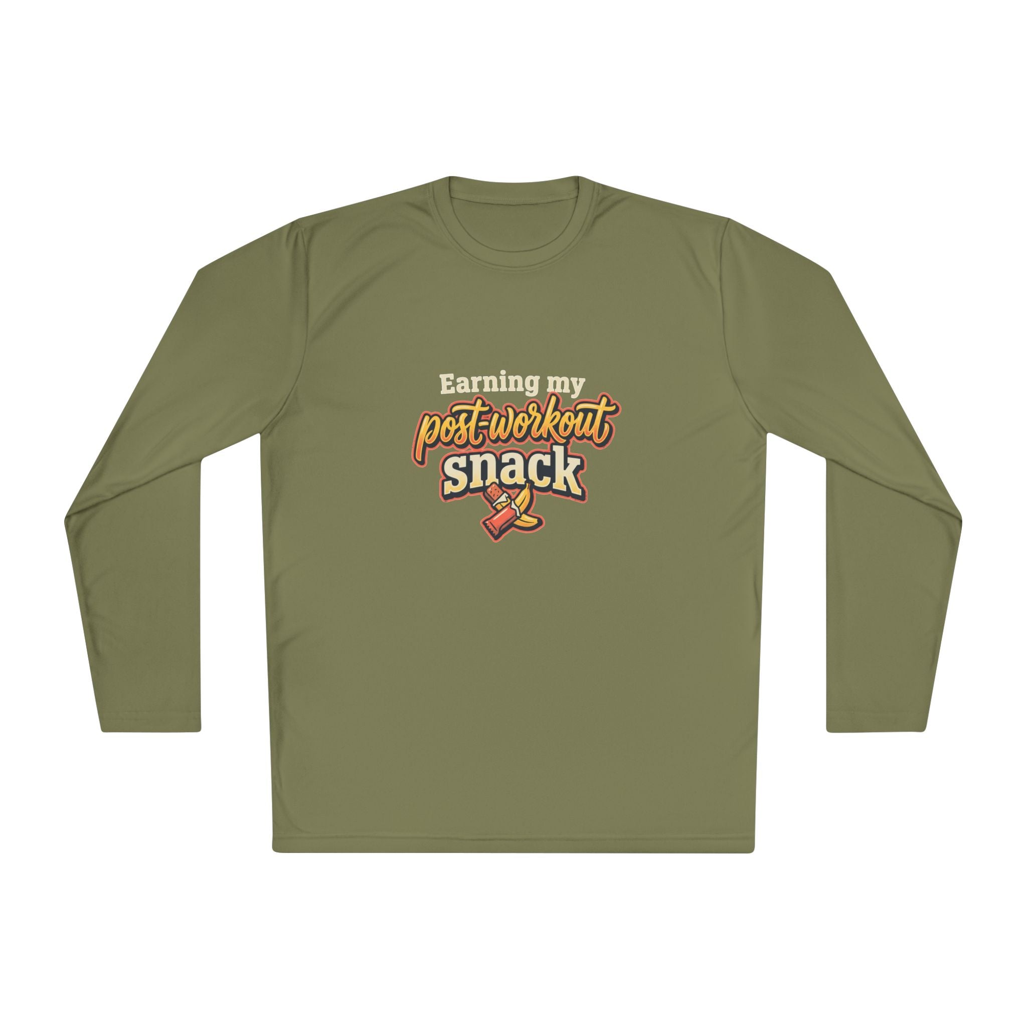 Earning My Post-Workout Snack Unisex Lightweight Long Sleeve Tee