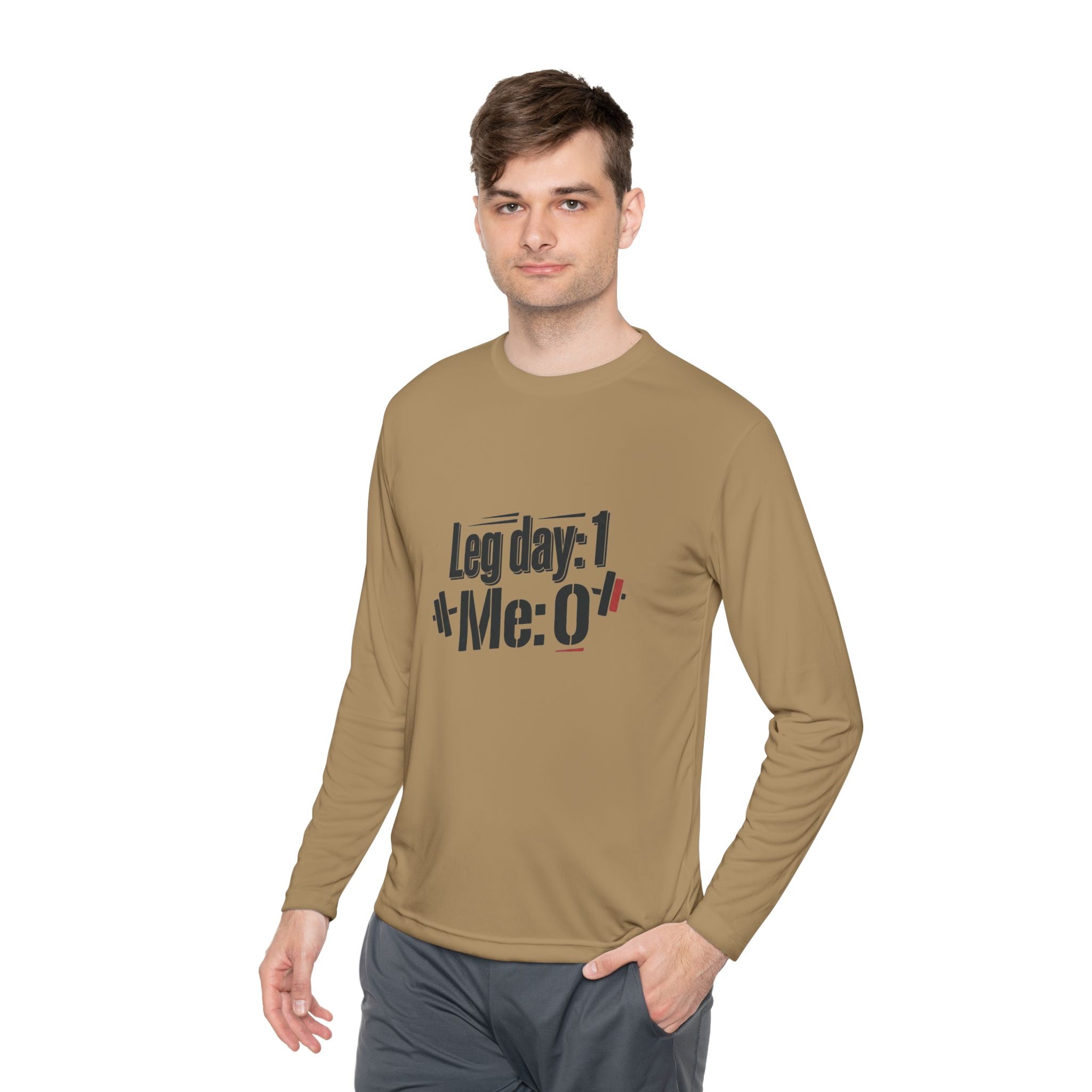 Leg Day Unisex Lightweight Long Sleeve Tee
